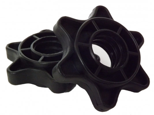 York Fitness Black Vinyl Spinlock Collar (Pair), York Fitness