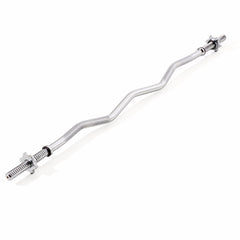 York Fitness 1" Spinlock EZ Curl Bar, York Fitness