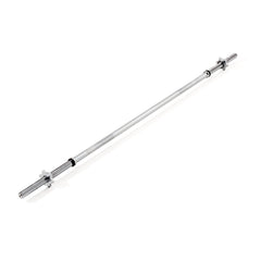 York Fitness Standard 1" Spinlock Barbell Bar with Collars, York Fitness