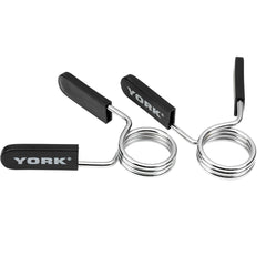York Barbell Olympic Spring Collars, York Fitness