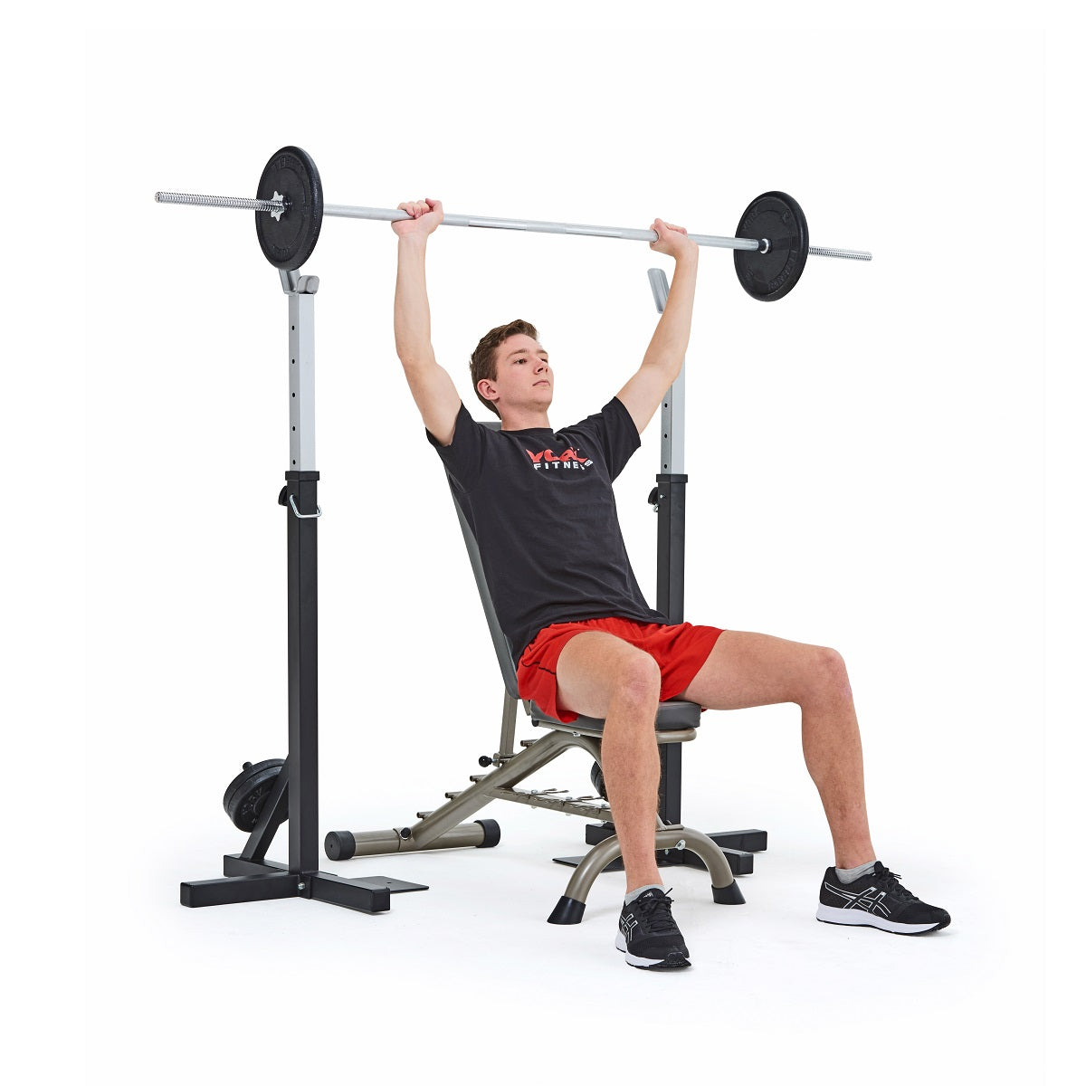 York Fitness 2" Heavy Duty Squat Stands, York Fitness