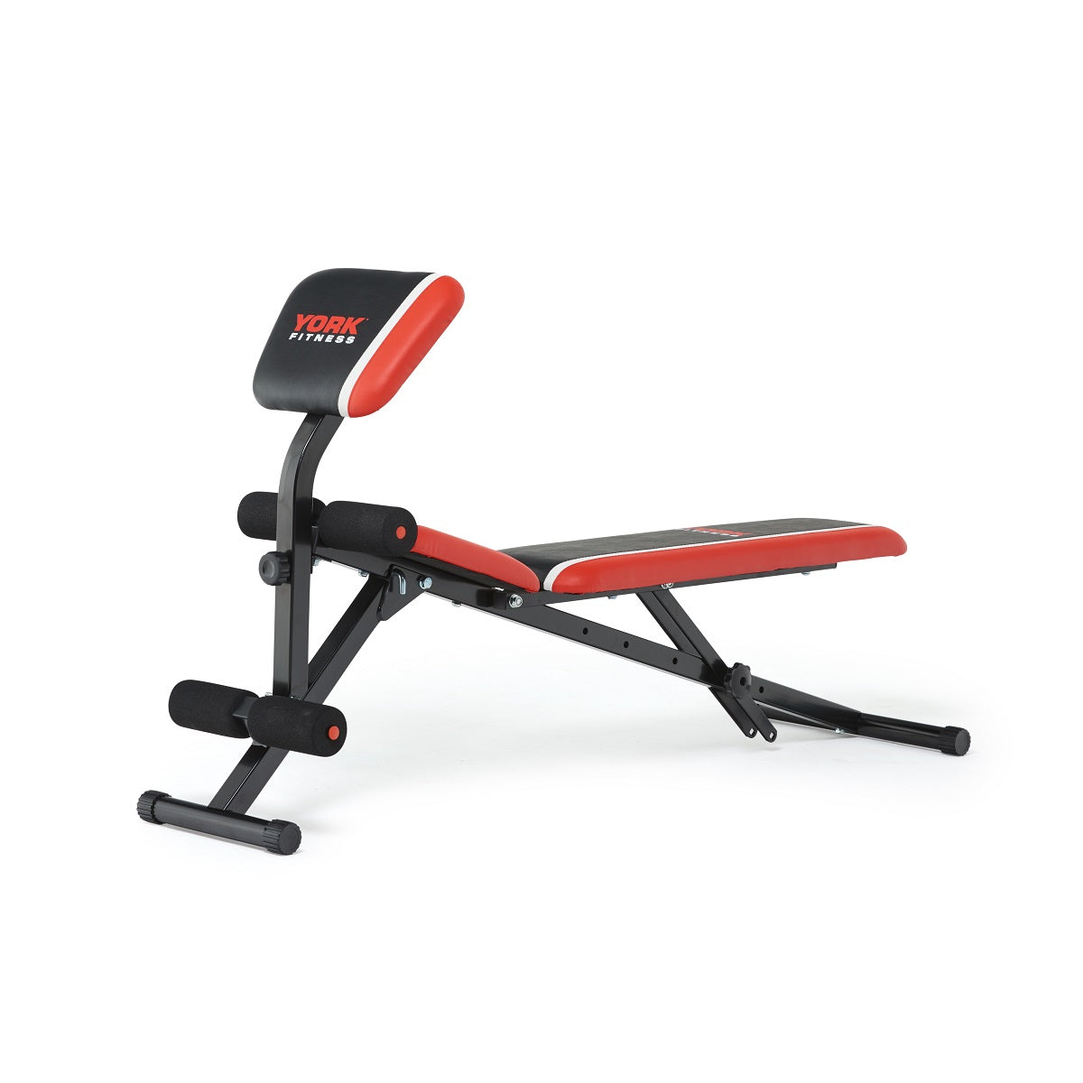 York Warrior 2 in 1 Dumbbell & Ab Bench with Curl, York Fitness