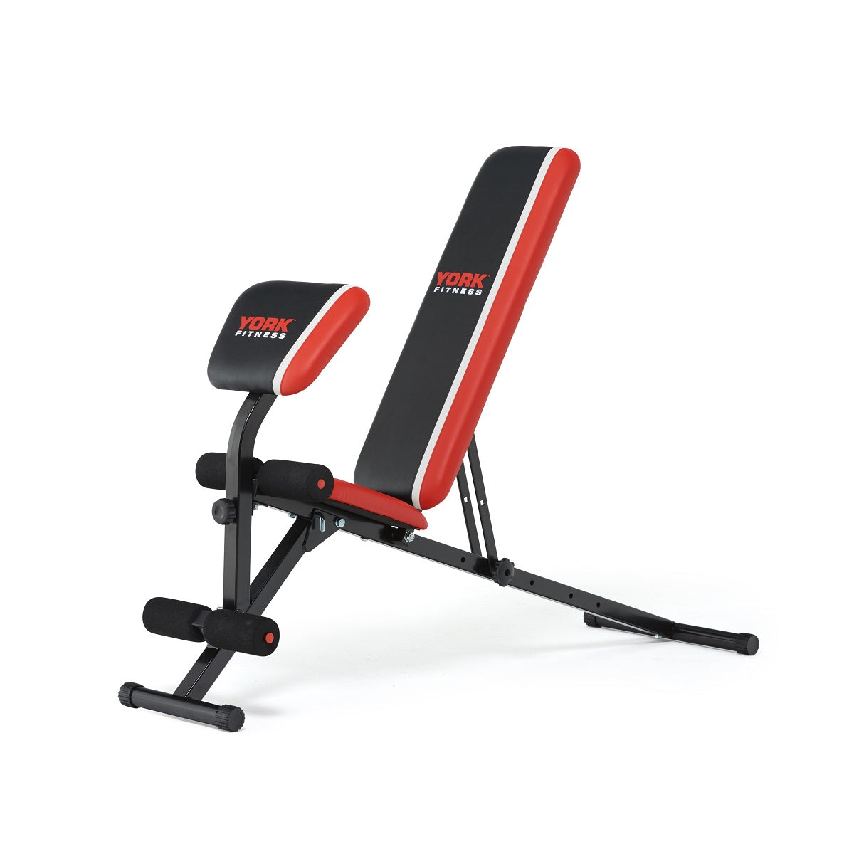 York Warrior 2 in 1 Dumbbell & Ab Bench with Curl, York Fitness