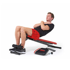 York Warrior 2 in 1 Dumbbell & Ab Bench with Curl, York Fitness