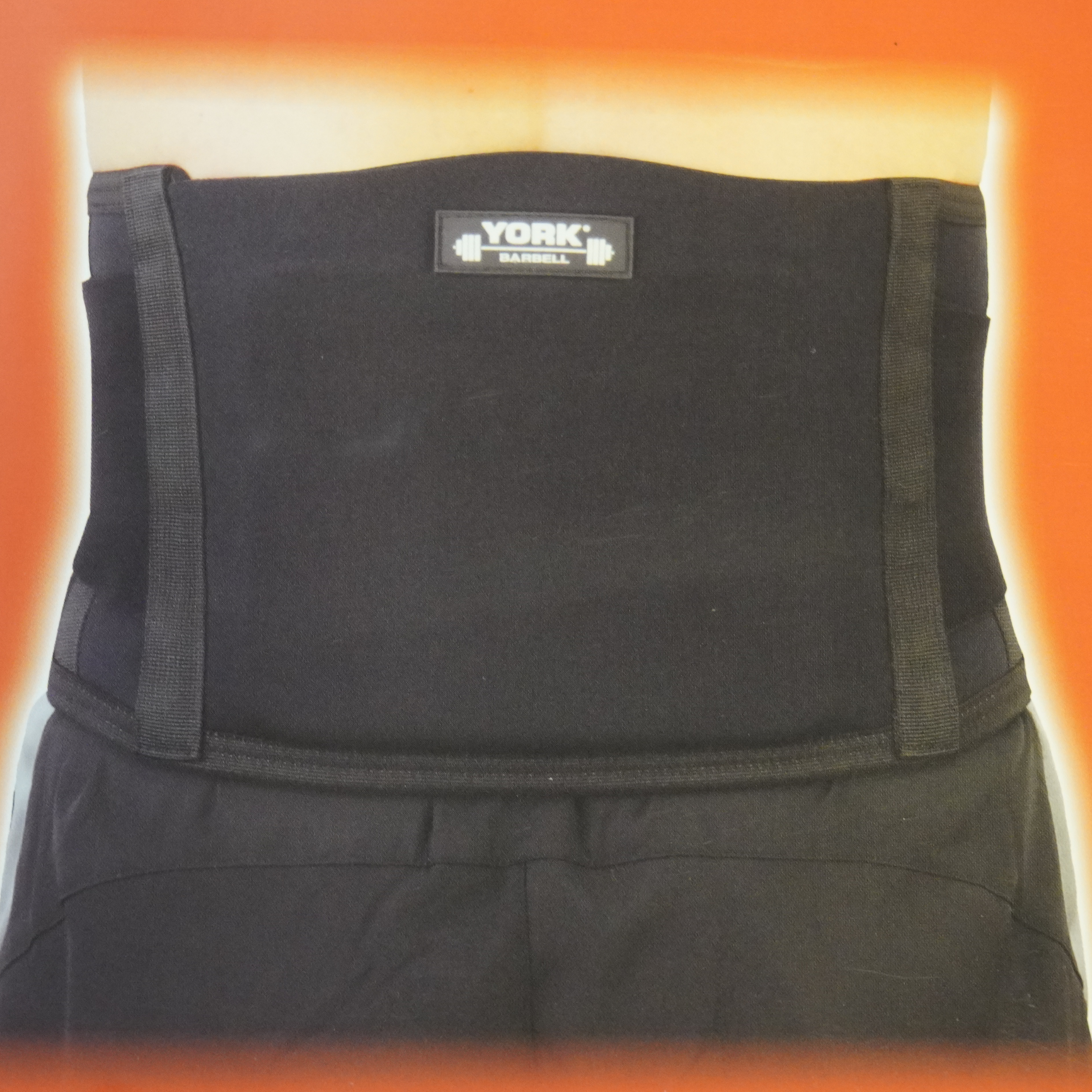 York Barbell Adjustable Double Belt Lumbar Support With Pad