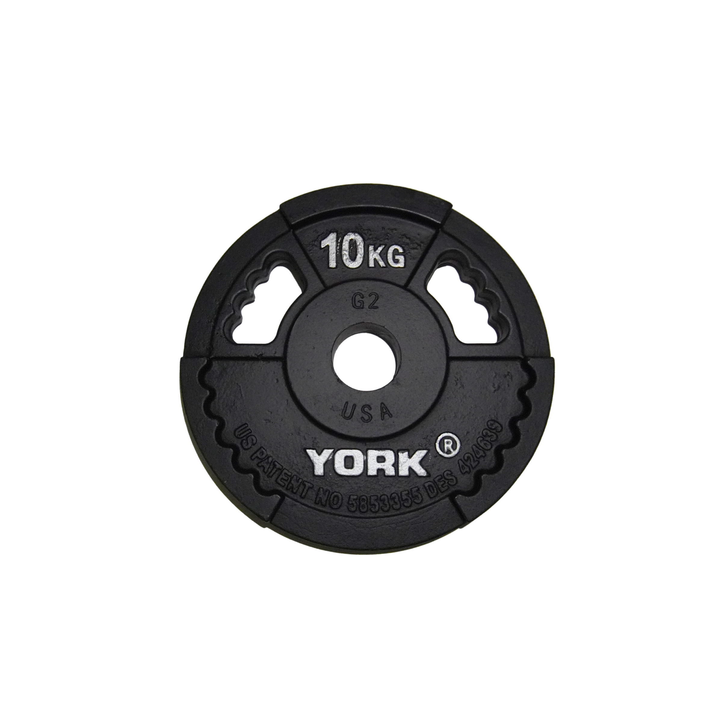 York Barbell G2 2" Cast Iron Olympic Weight Plates