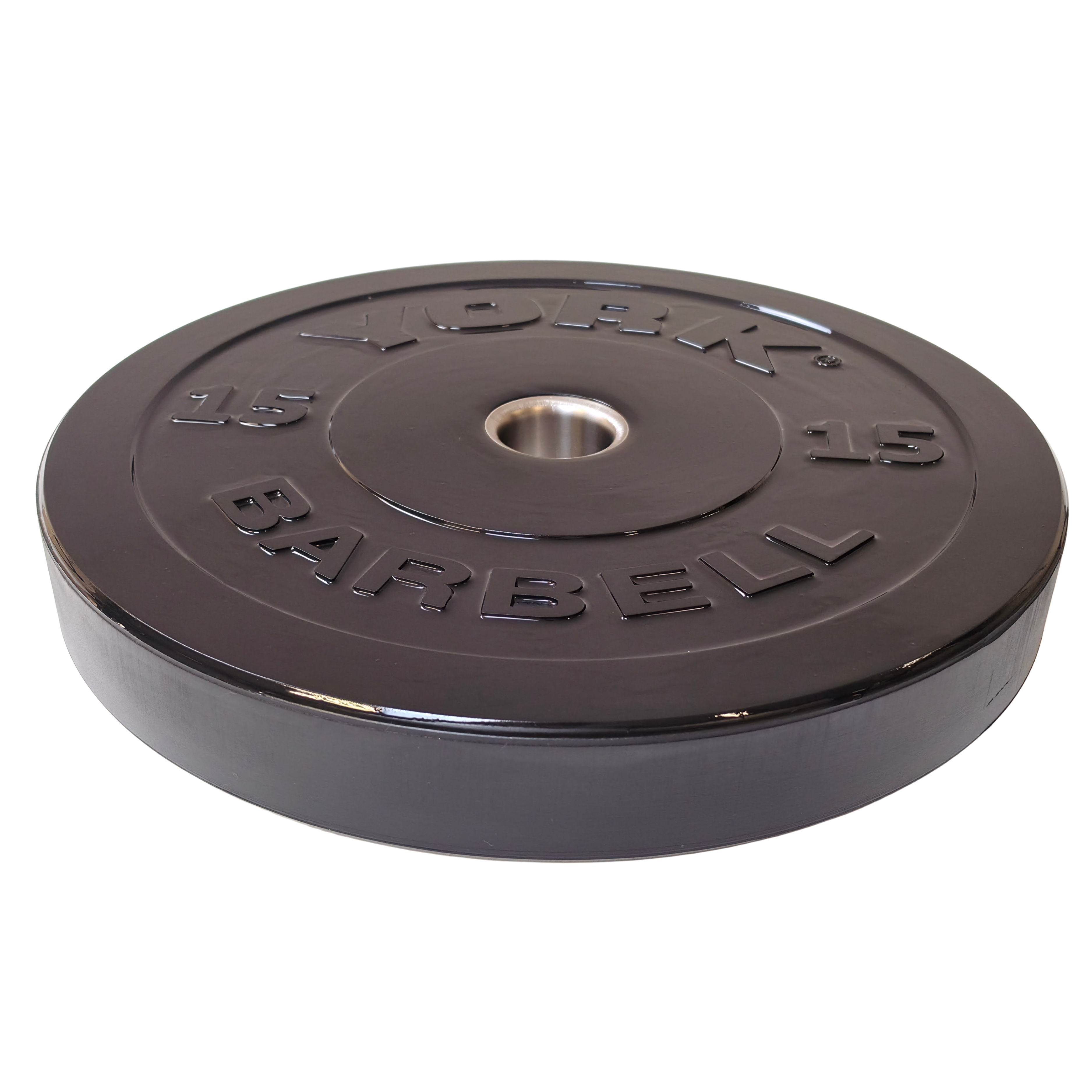 York Barbell Olympic Solid Rubber Bumper Plates - Singles