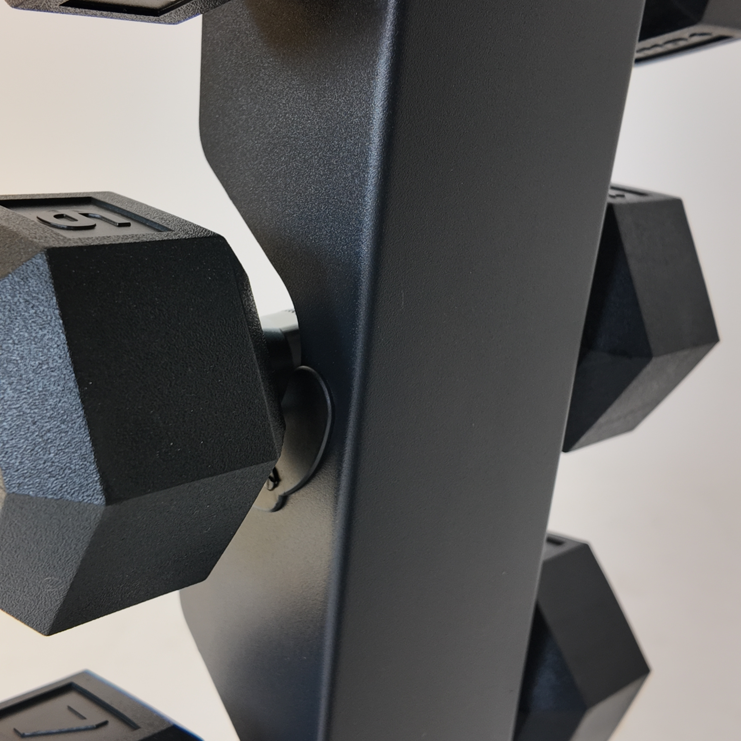 York Barbell 1kg-10kg Pro Hex Dumbbells & A Rack Set - (20 Dumbbells)