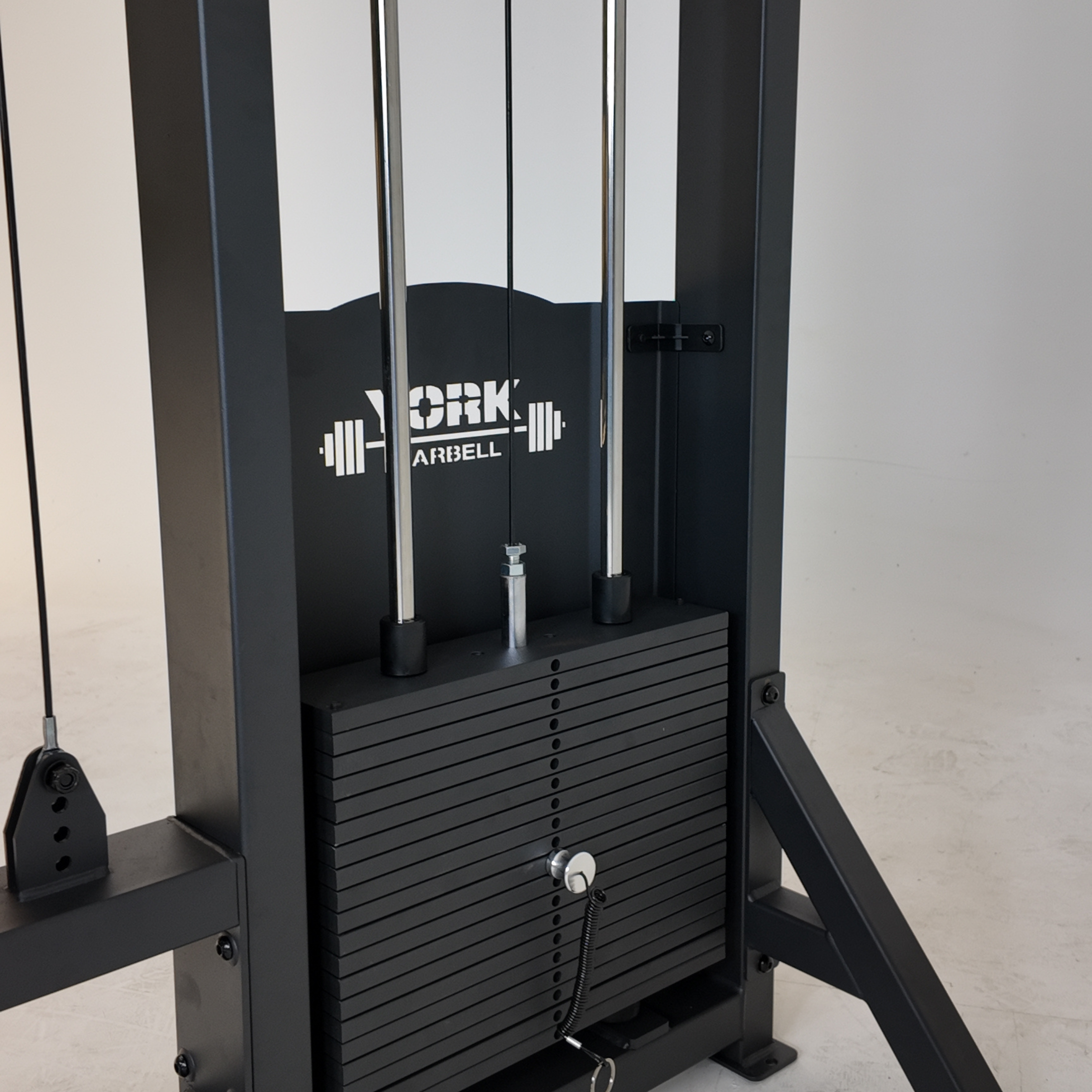 YORK BARBELL C32LR CABLE LAT PULL DOWN AND LOW ROW WITH 100KG WEIGHT STACK