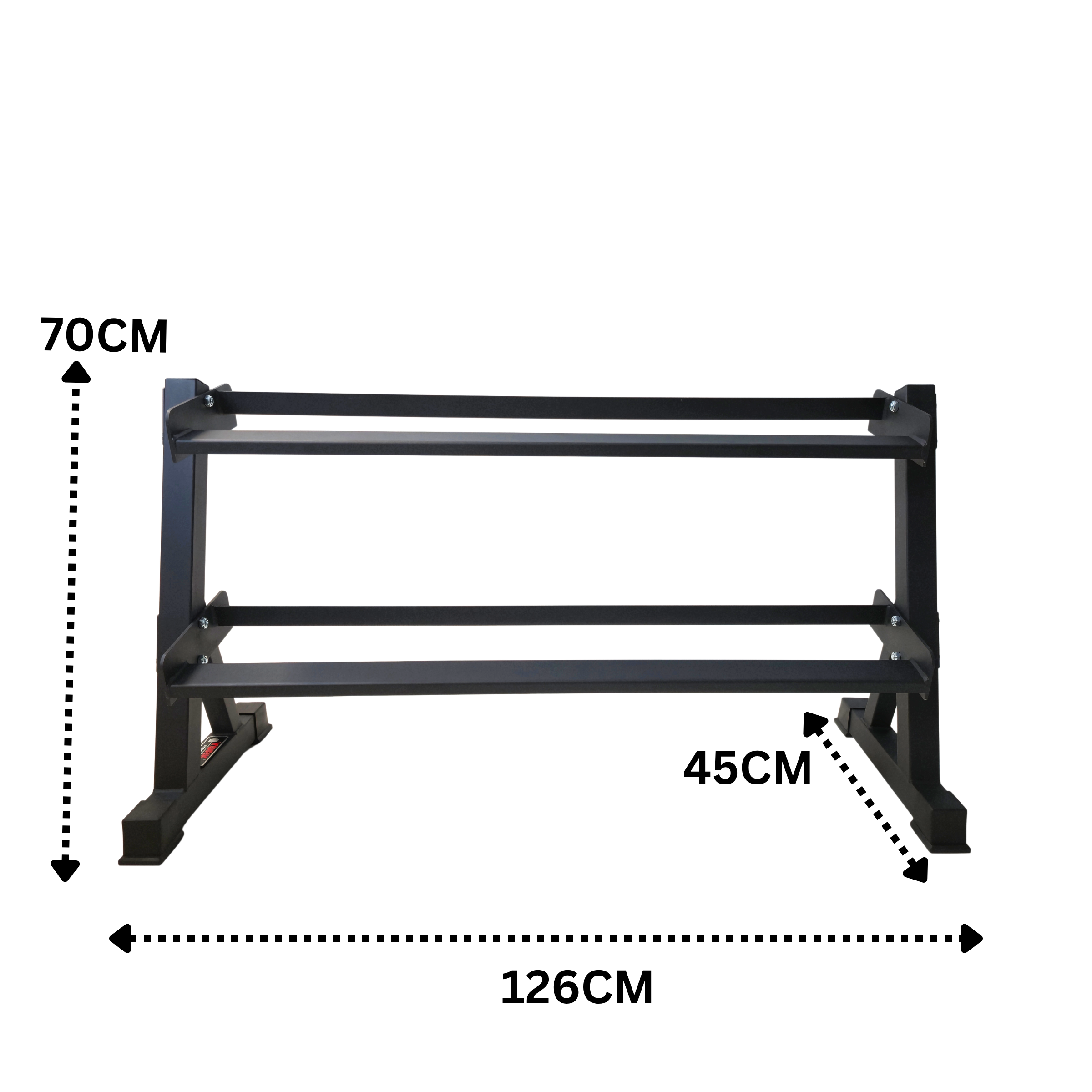 York Barbell 180KG Premium Hex Dumbbell & Angled Rack Bundle Set
