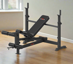 York Barbell C19BB Olympic Barbell Bench with Leg Developer