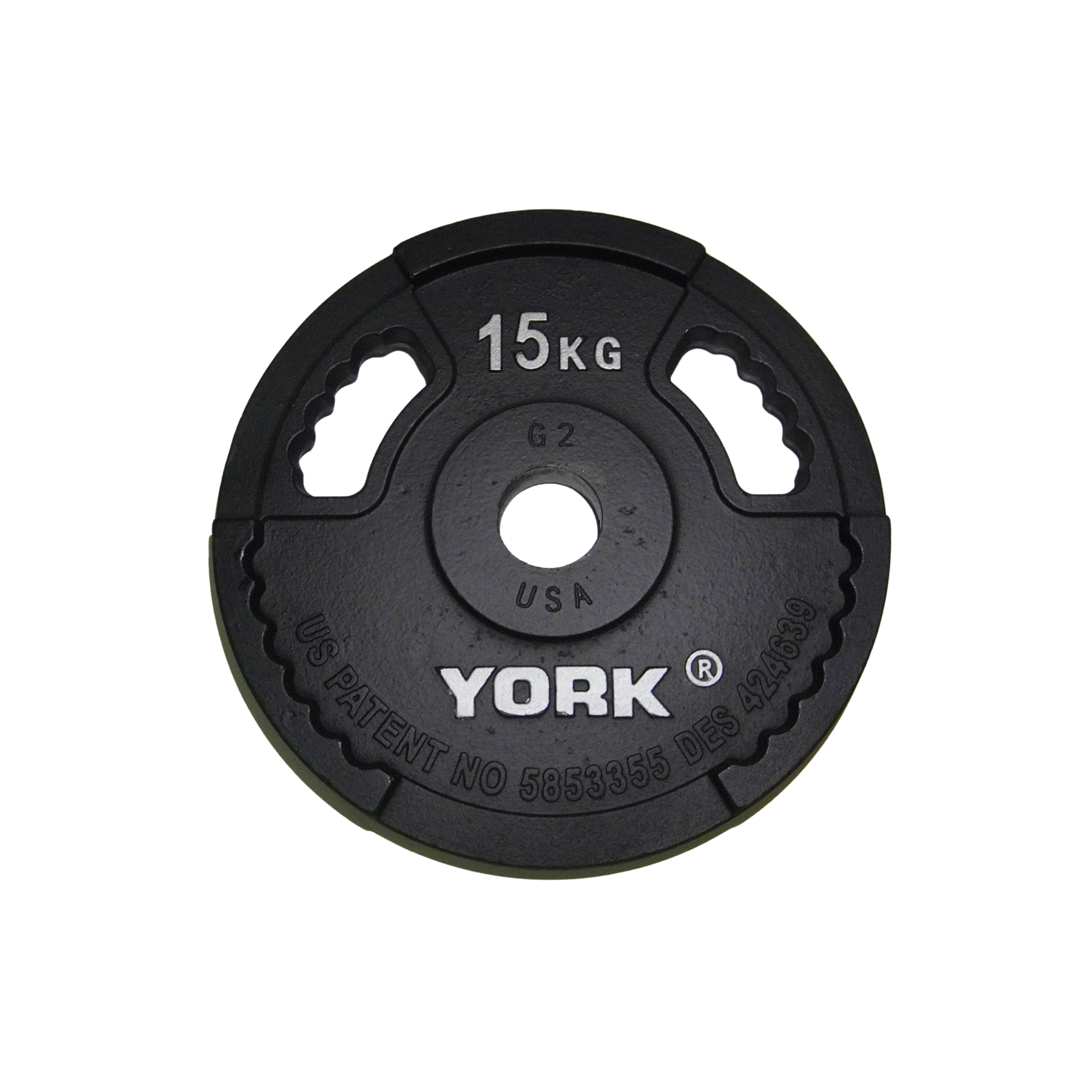 York Barbell G2 2" Cast Iron Olympic Weight Plates