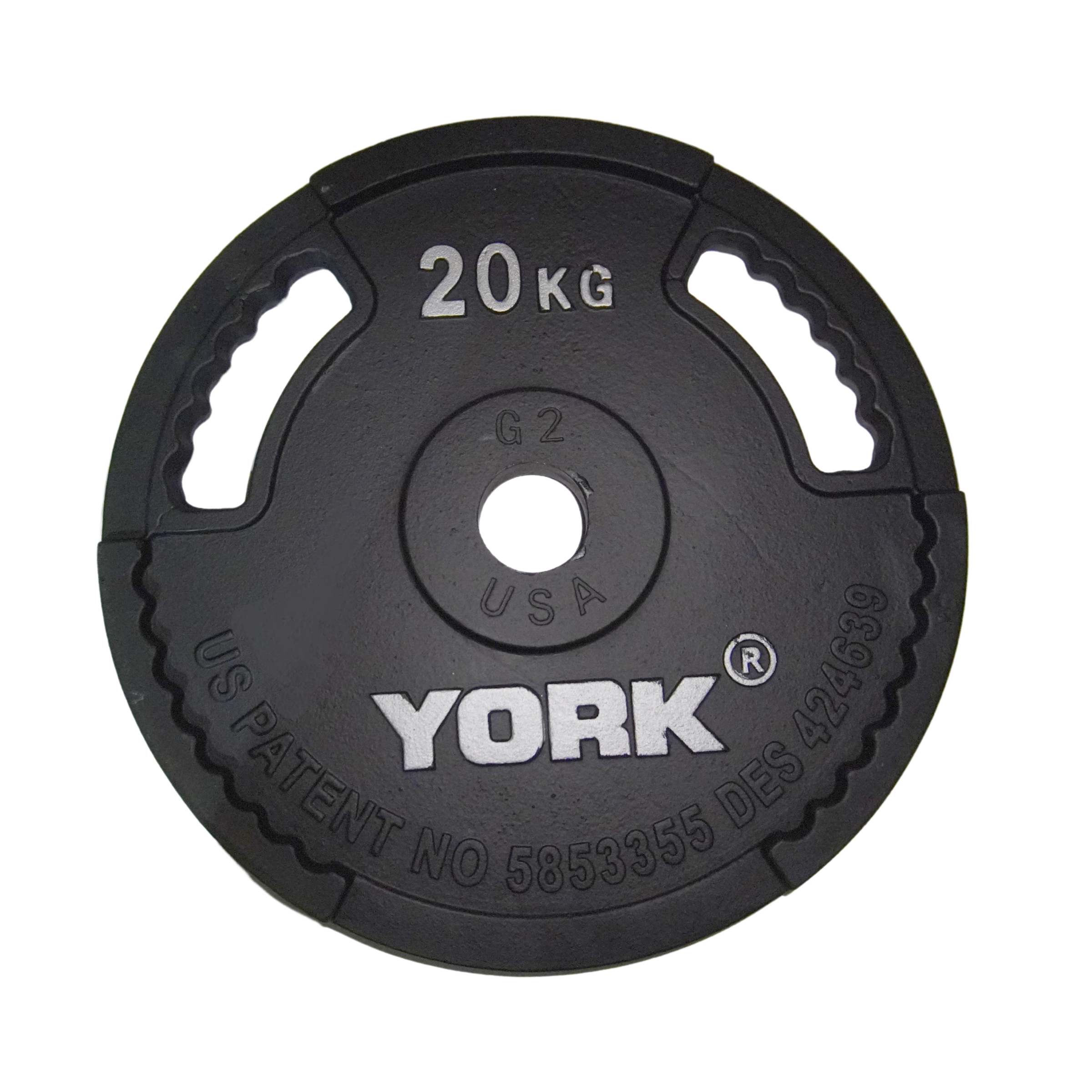 York Barbell G2 2" Cast Iron Olympic Weight Plates