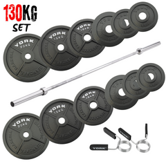 York Barbell 130 KG Olympic Barbell Set