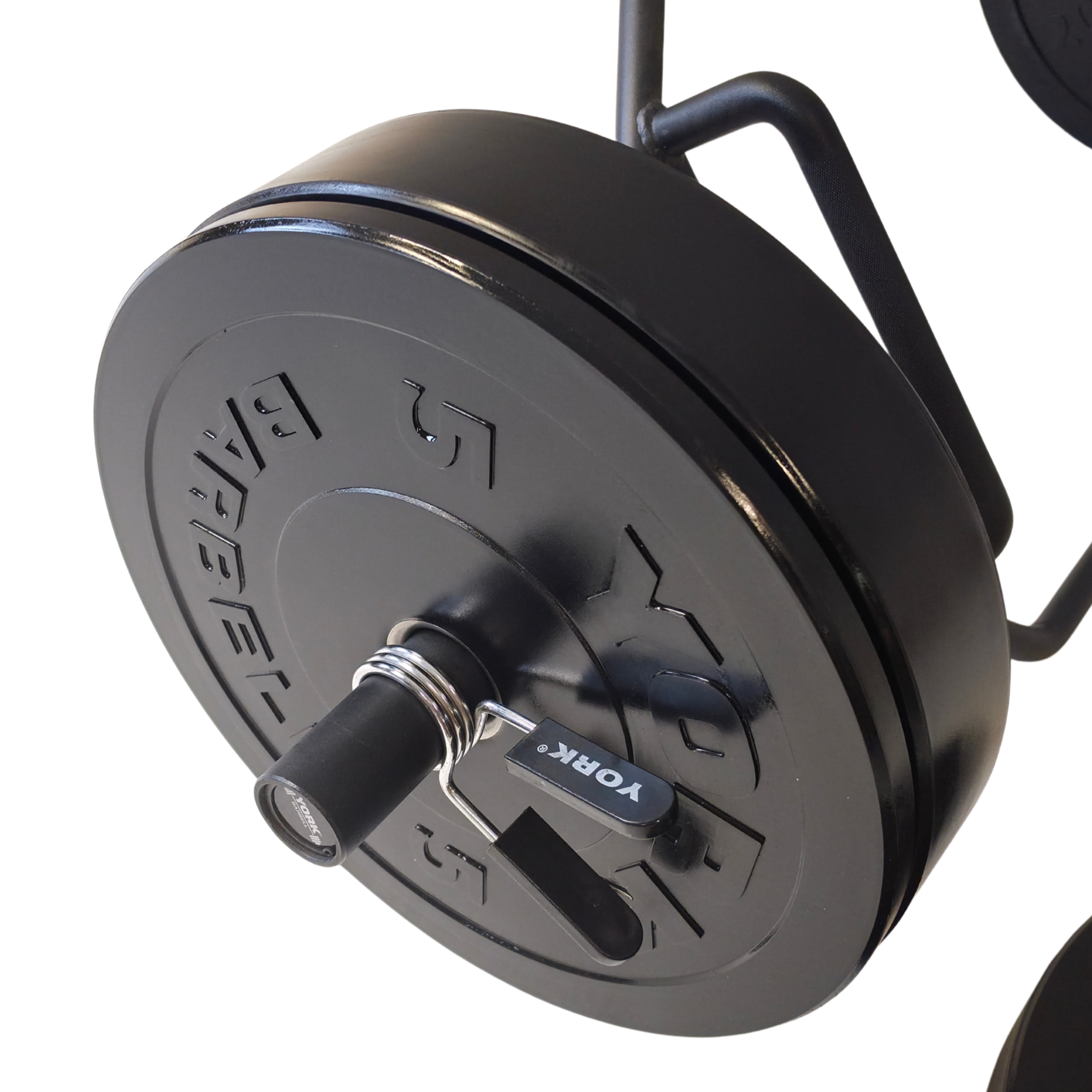 York Barbell Olympic Solid Rubber Bumper Plates - Singles