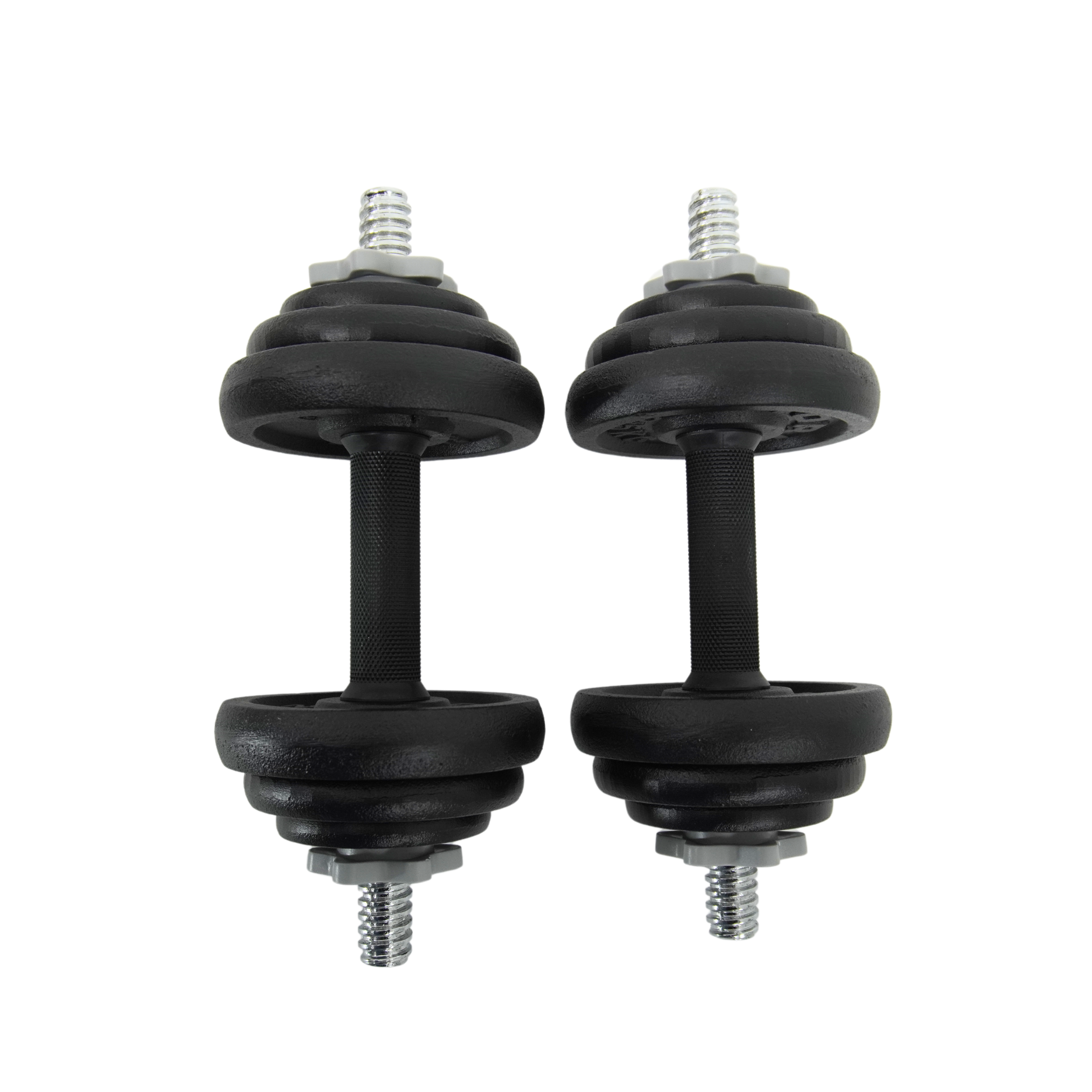 YORK 20 KG Black Cast Iron Dumbbell Set