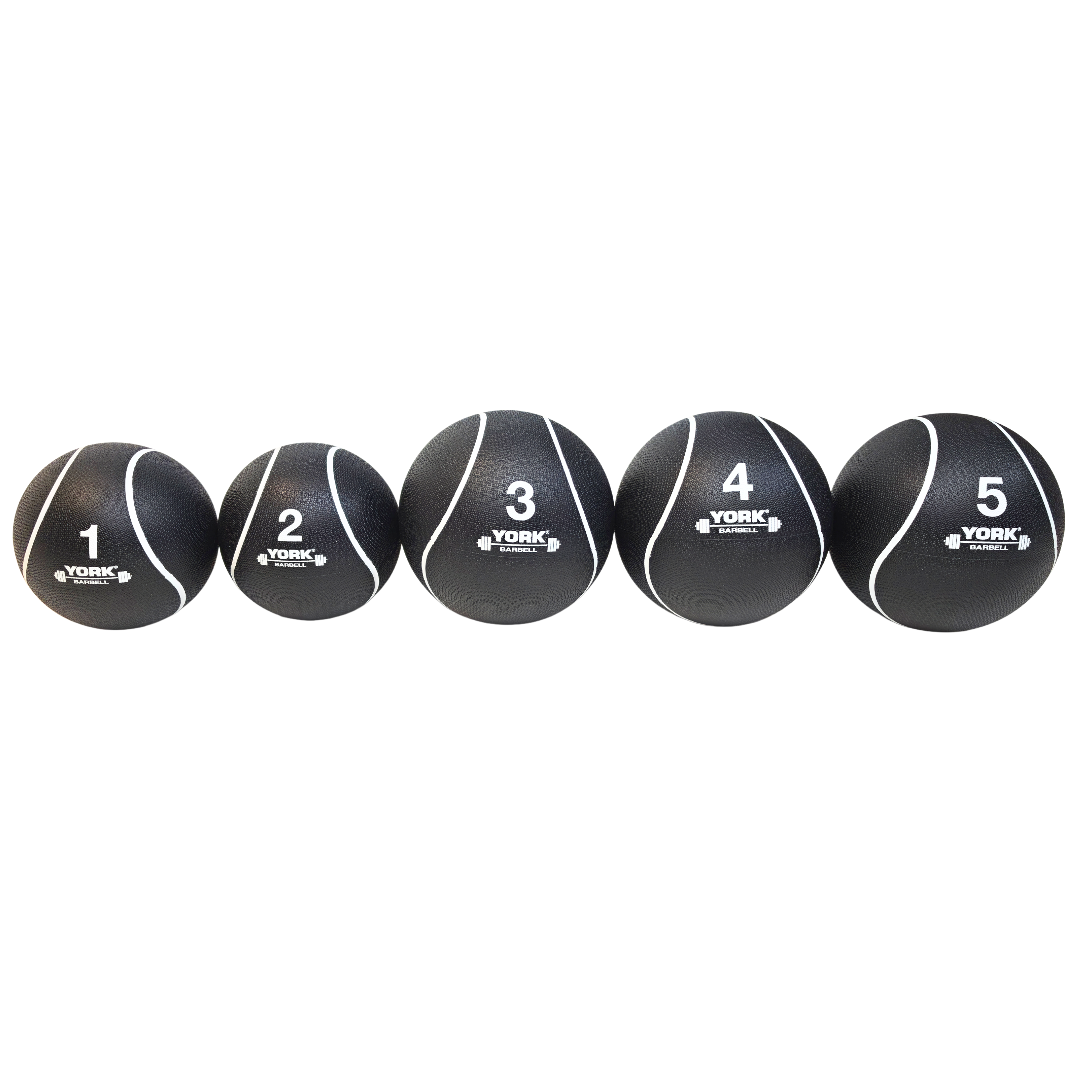 York Barbell Medicine Balls 1-5kg & Rack Bundle