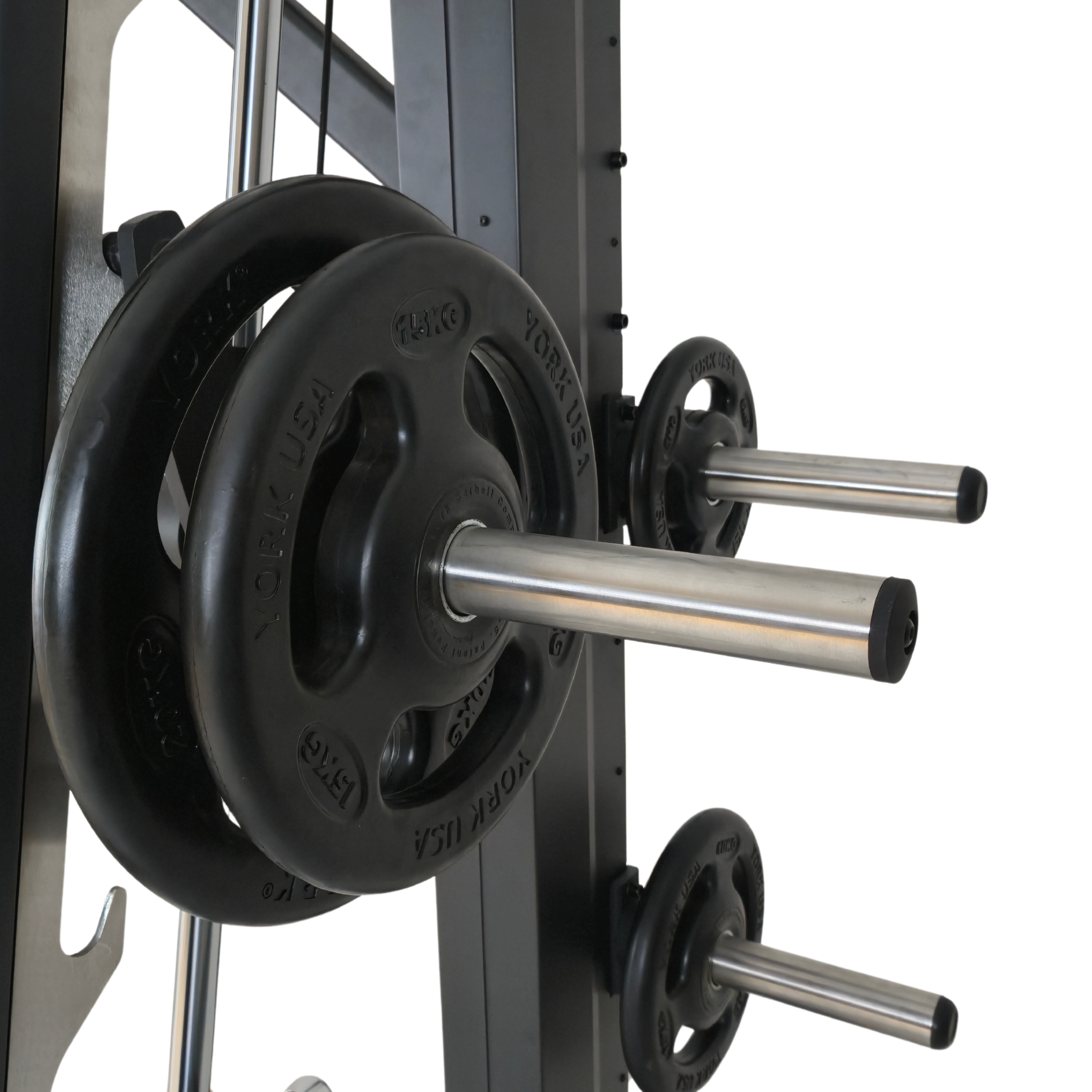 York Barbell C32SM Counter Balance Smith Machine with Weight Plate Storage