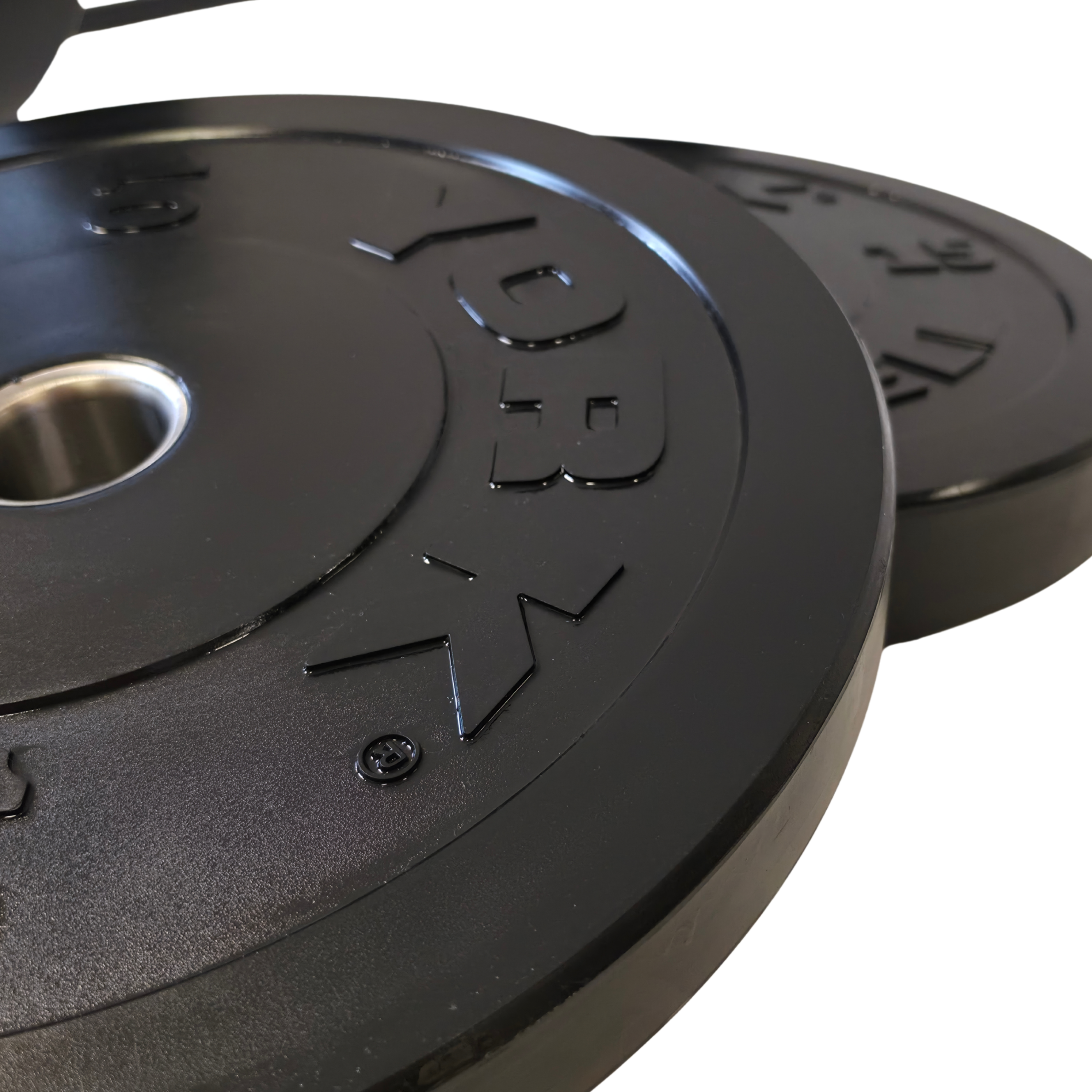 York Barbell Olympic Solid Rubber Bumper Plates - Singles