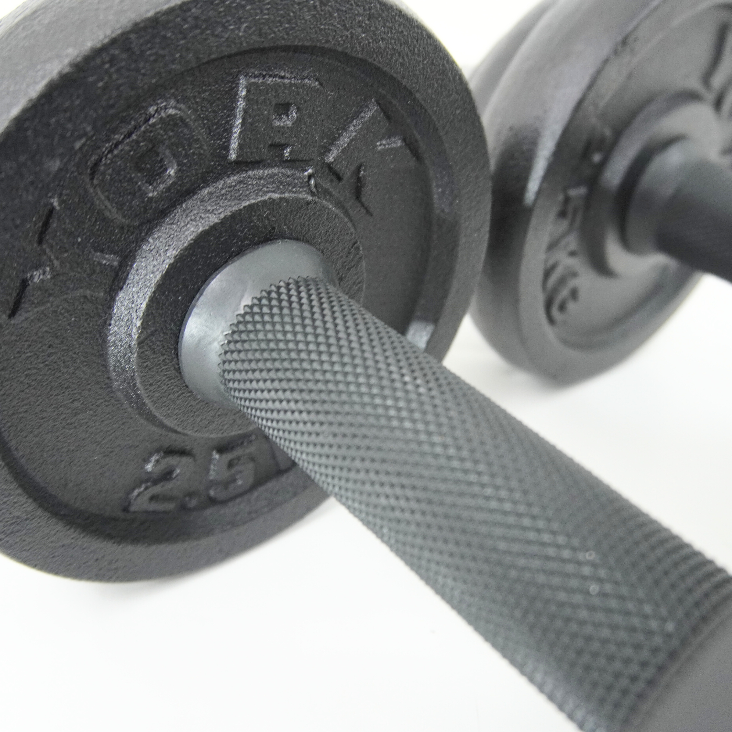 Cast Iron Gym Gear Dumbbells YORK 20 KG Black Cast Iron