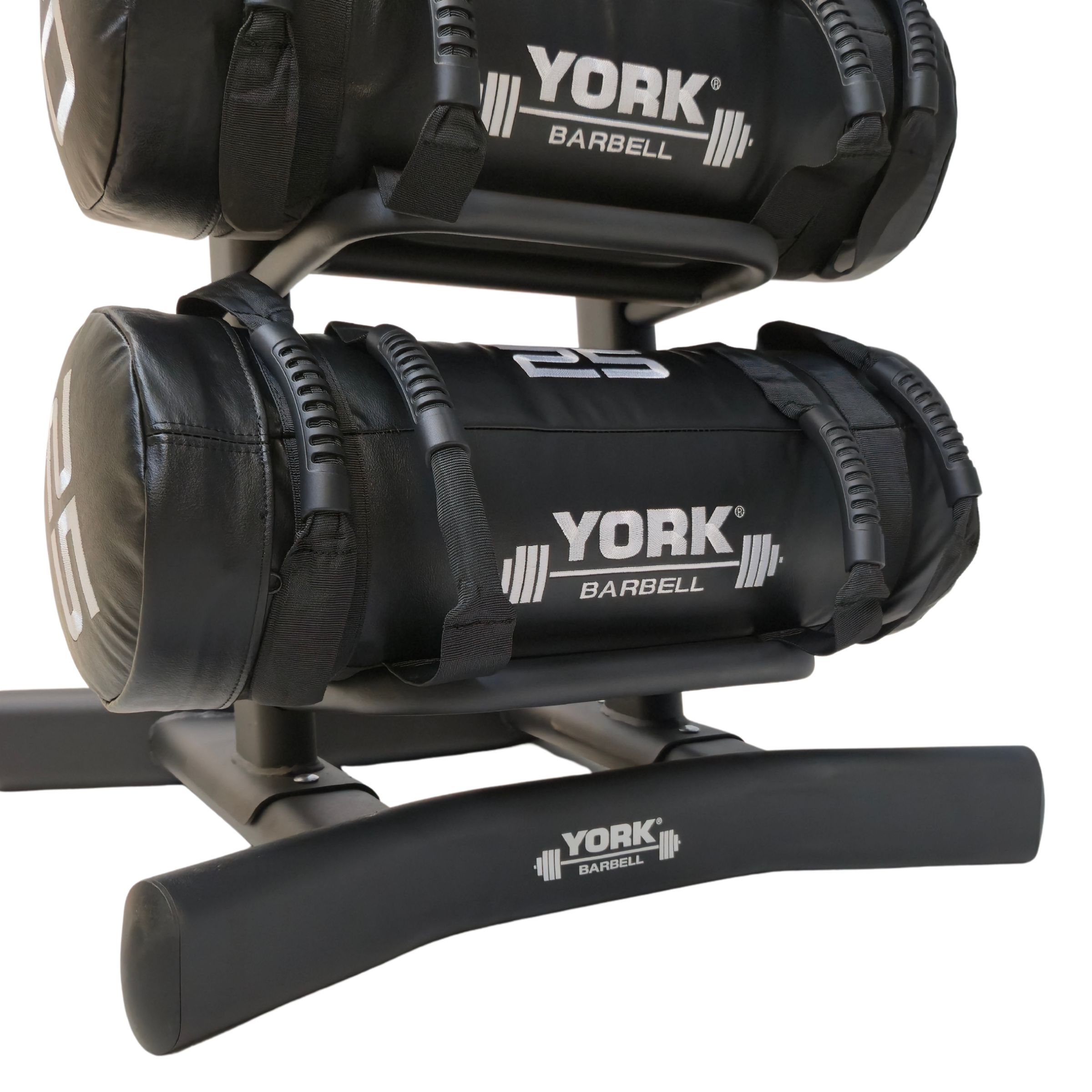 York Barbell Sand Bags 5-25kg & Rack Bundle