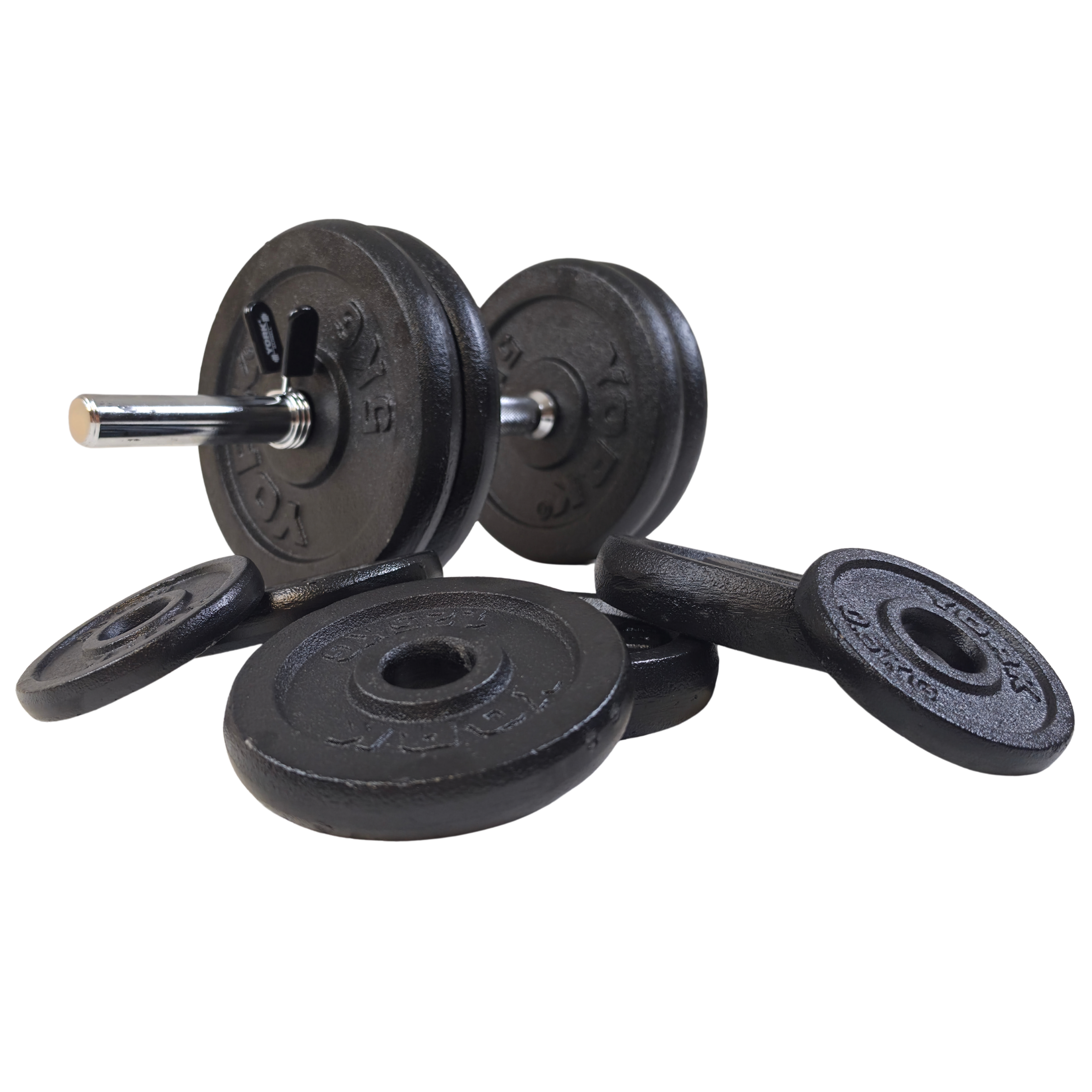 York Barbell 30kg Single Adjustable Dumbbell Set