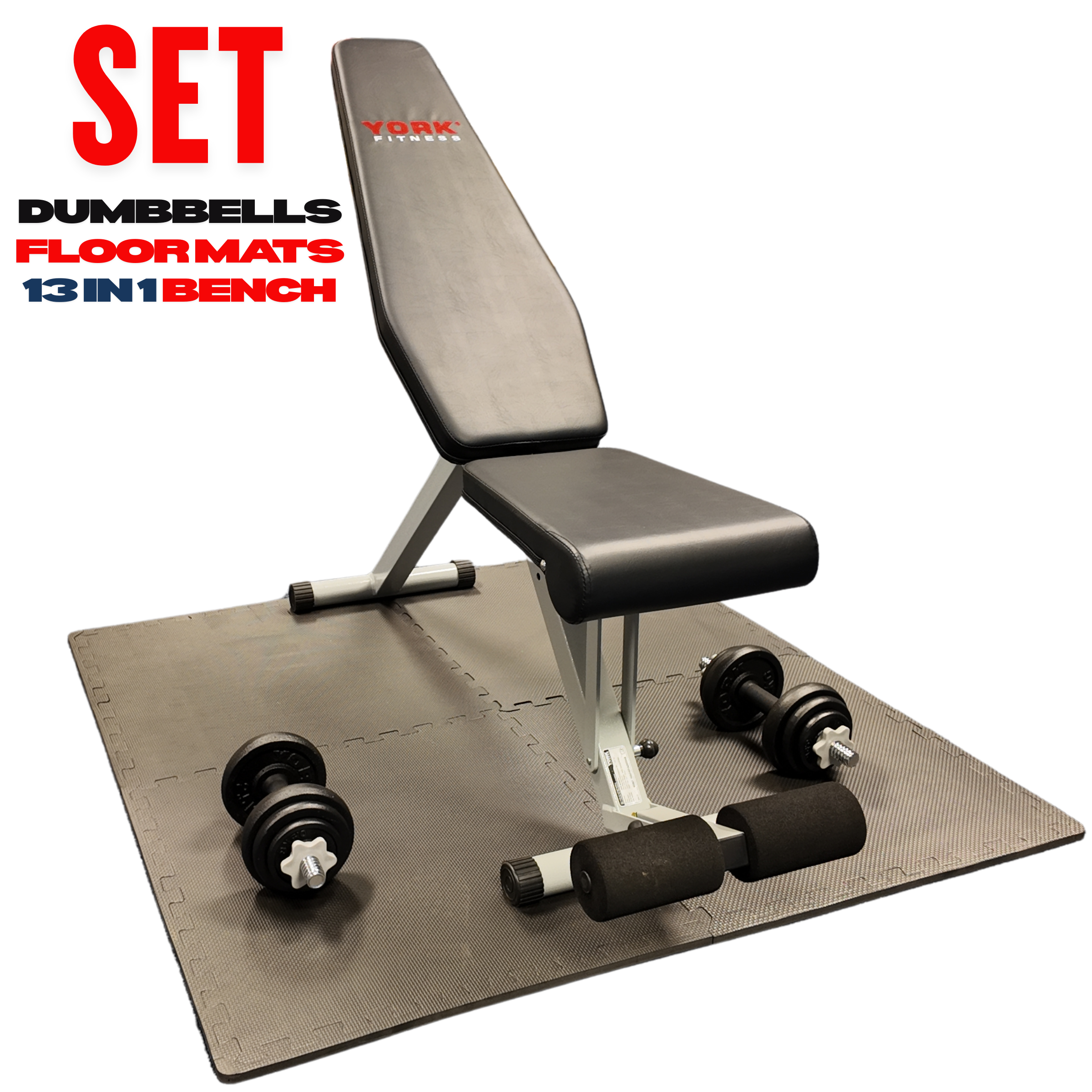 York Fitness Ultimate 13 in 1 Starter Bundle