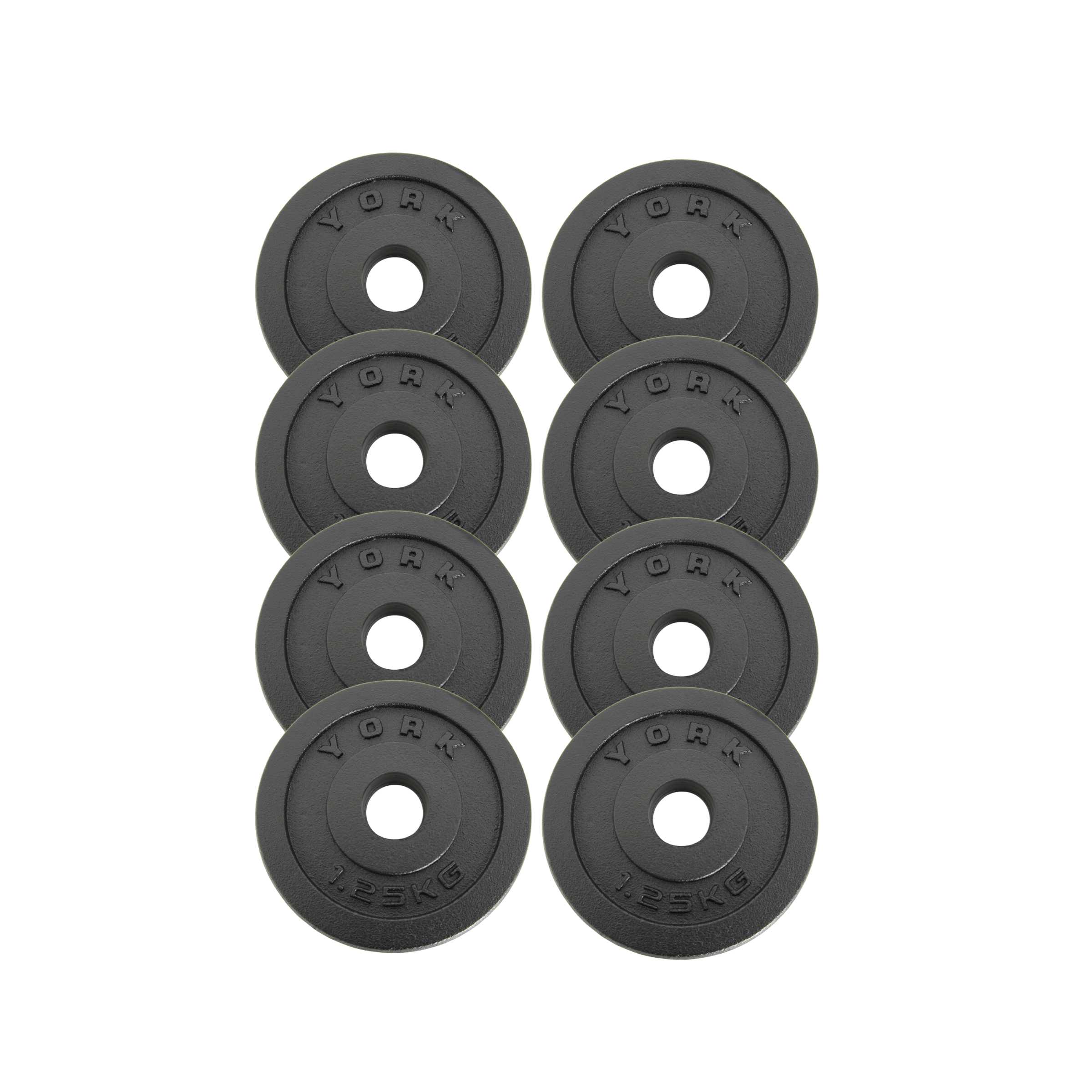 York Fitness Standard 1 inch Cast Iron Weight Plates