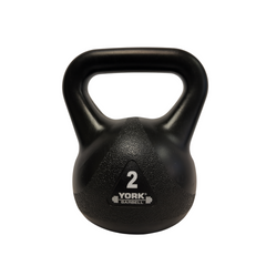 York Barbell Vinyl Kettlebells - Black