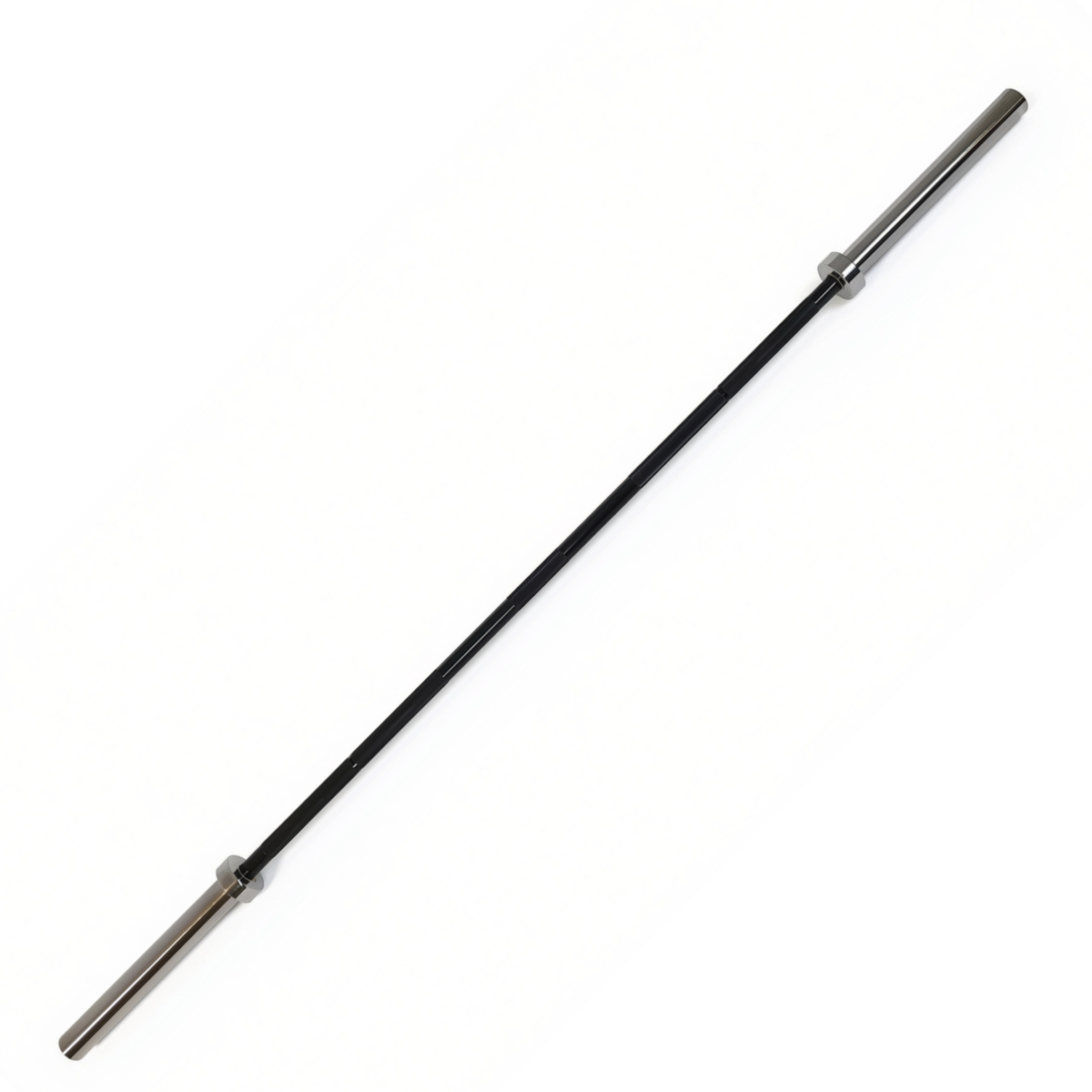 York Barbell 7ft Black Oxide Olympic Barbell (30mm)  - 350kg max (20kg Bar)