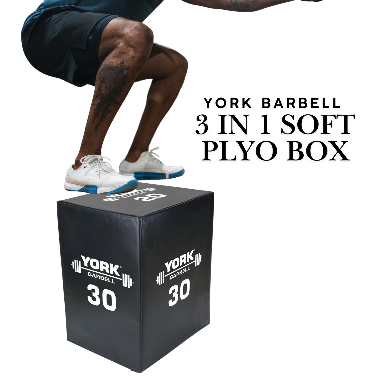 York Barbell 3 in 1 Soft Plyo Box