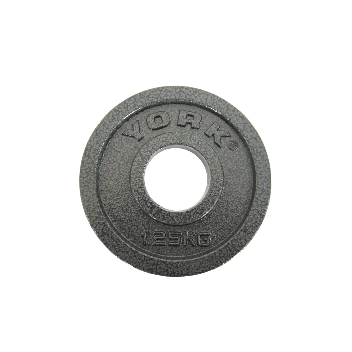 York Barbell Olympic 2" Hammertone Cast Iron Weight Plates