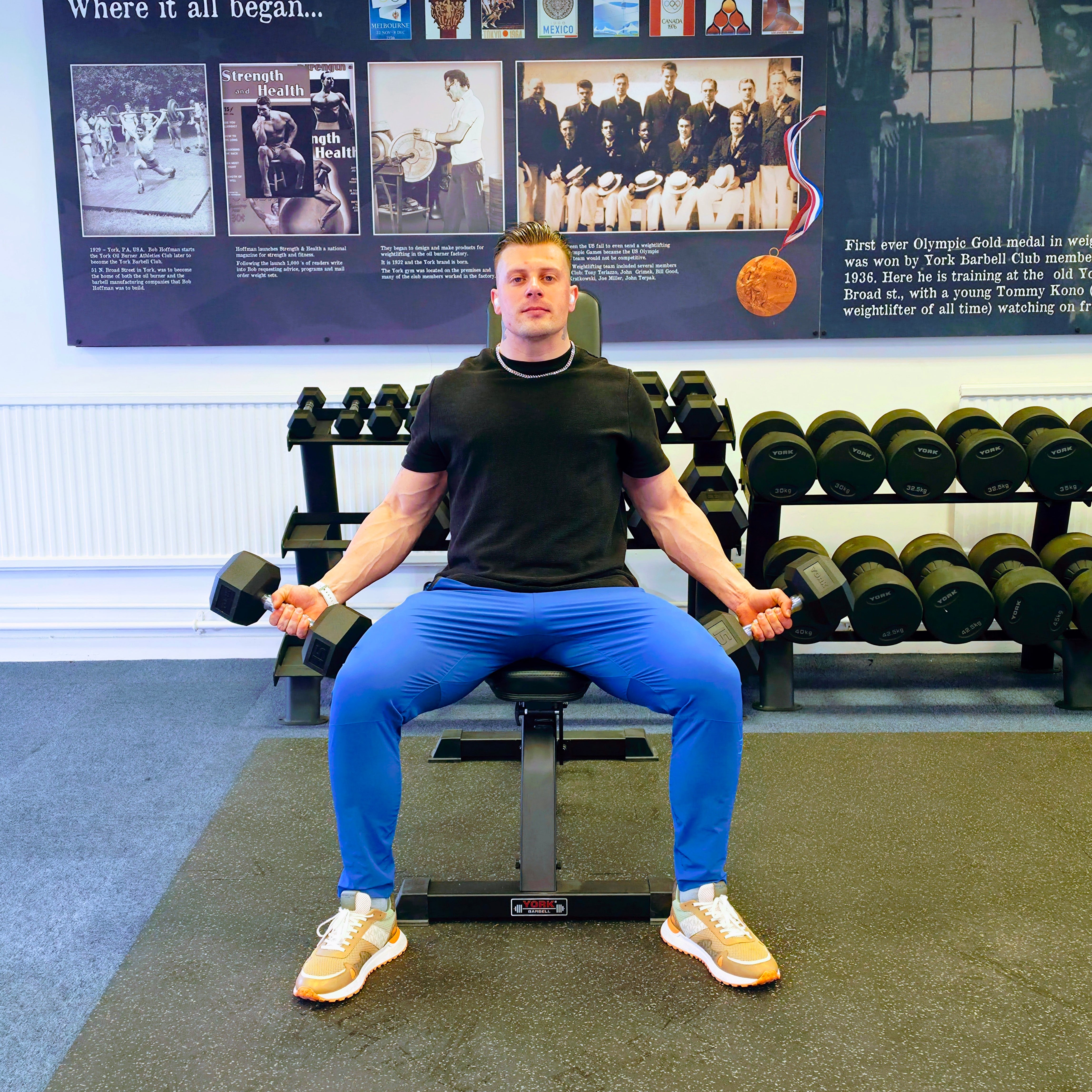 York Barbell Pro-Hex Dumbbells - Singles