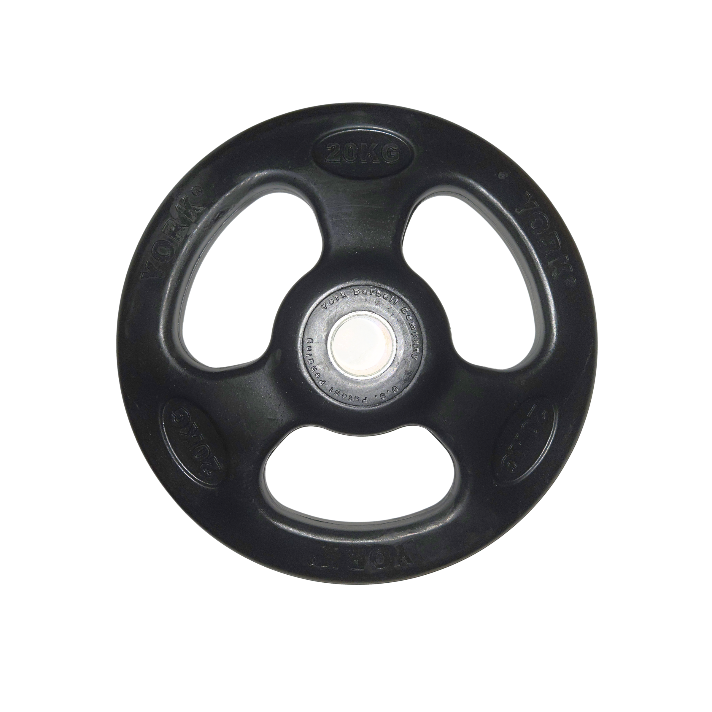 York Barbell ISO-Grip Rubber Olympic Weight Plates