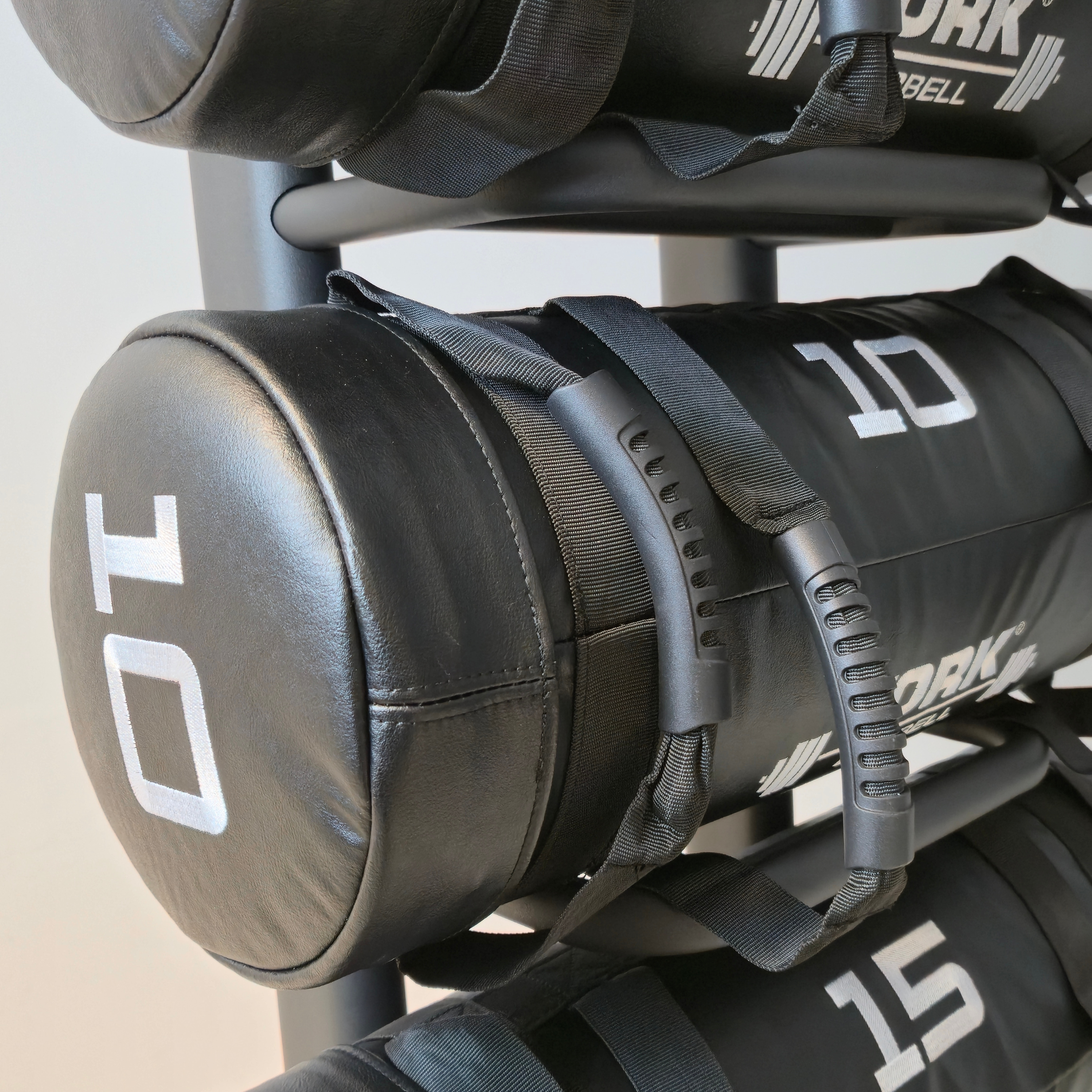 York Barbell Sand Bags 5-25kg & Rack Bundle