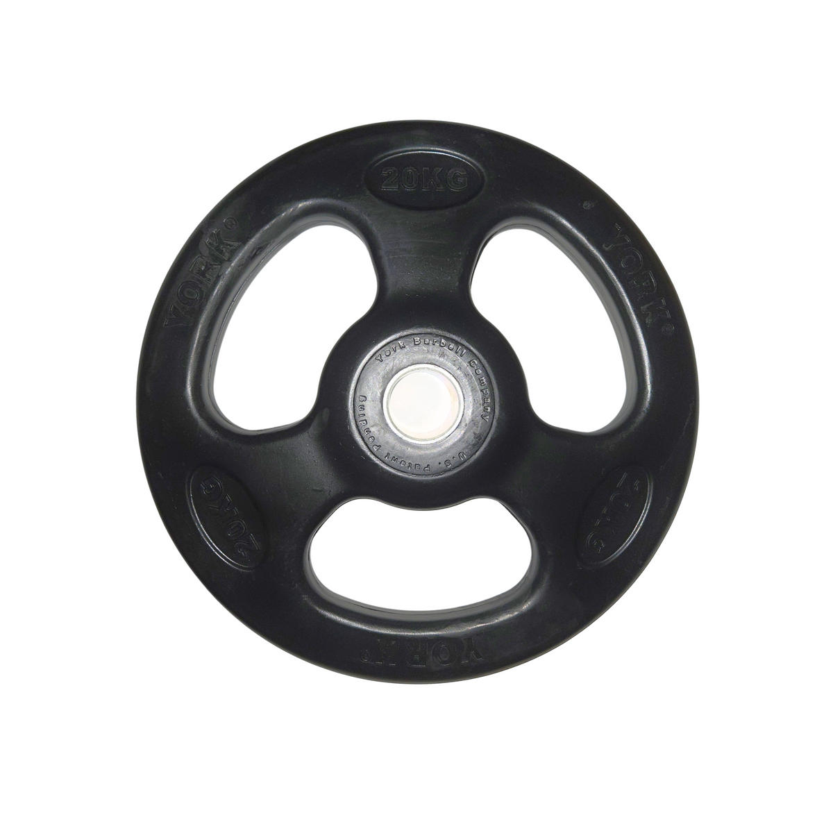 York Barbell ISO-Grip Rubber Olympic Weight Plates - York Fitness