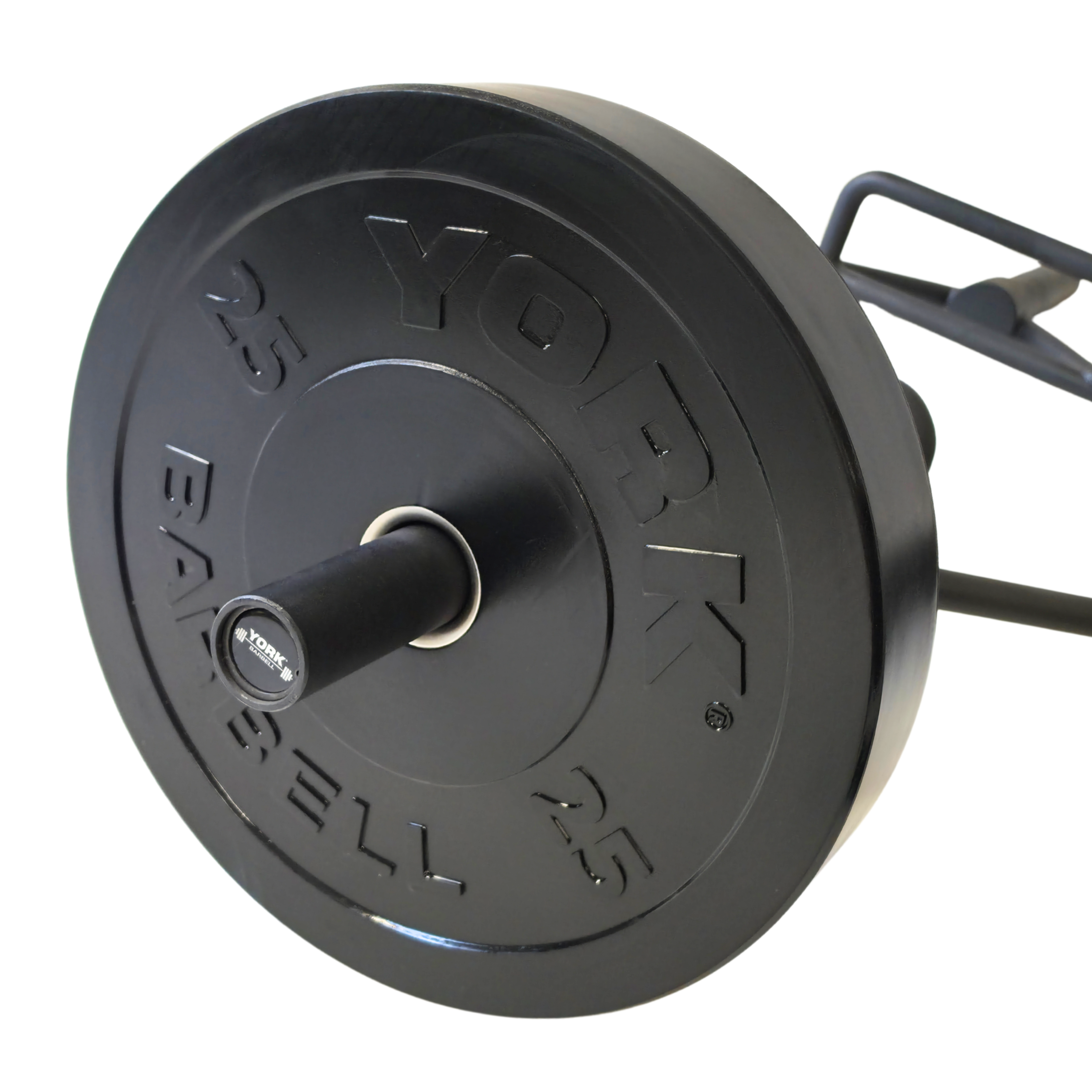 York Barbell Olympic Solid Rubber Bumper Plates - Singles