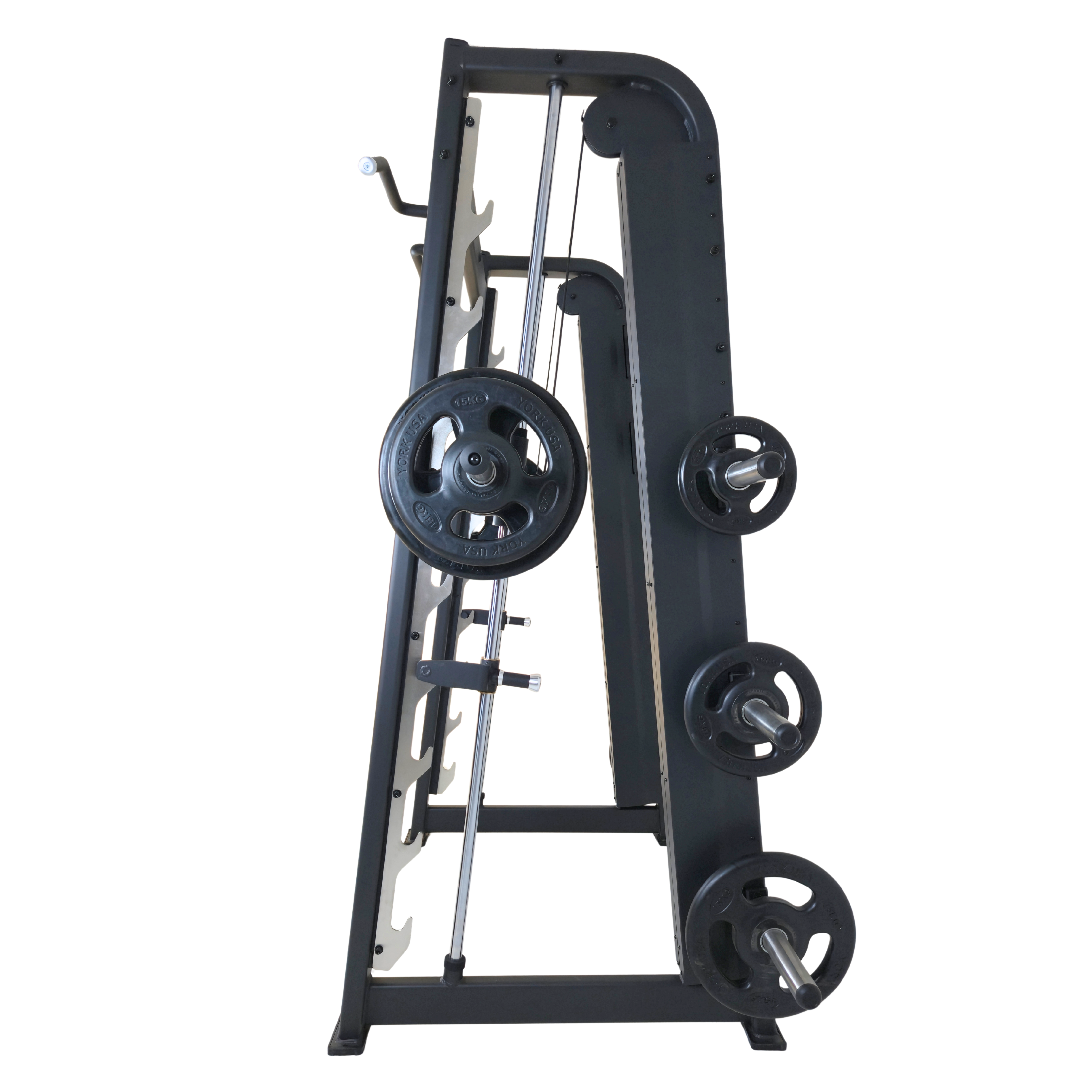 York Barbell C32SM Counter Balance Smith Machine with Weight Plate Storage