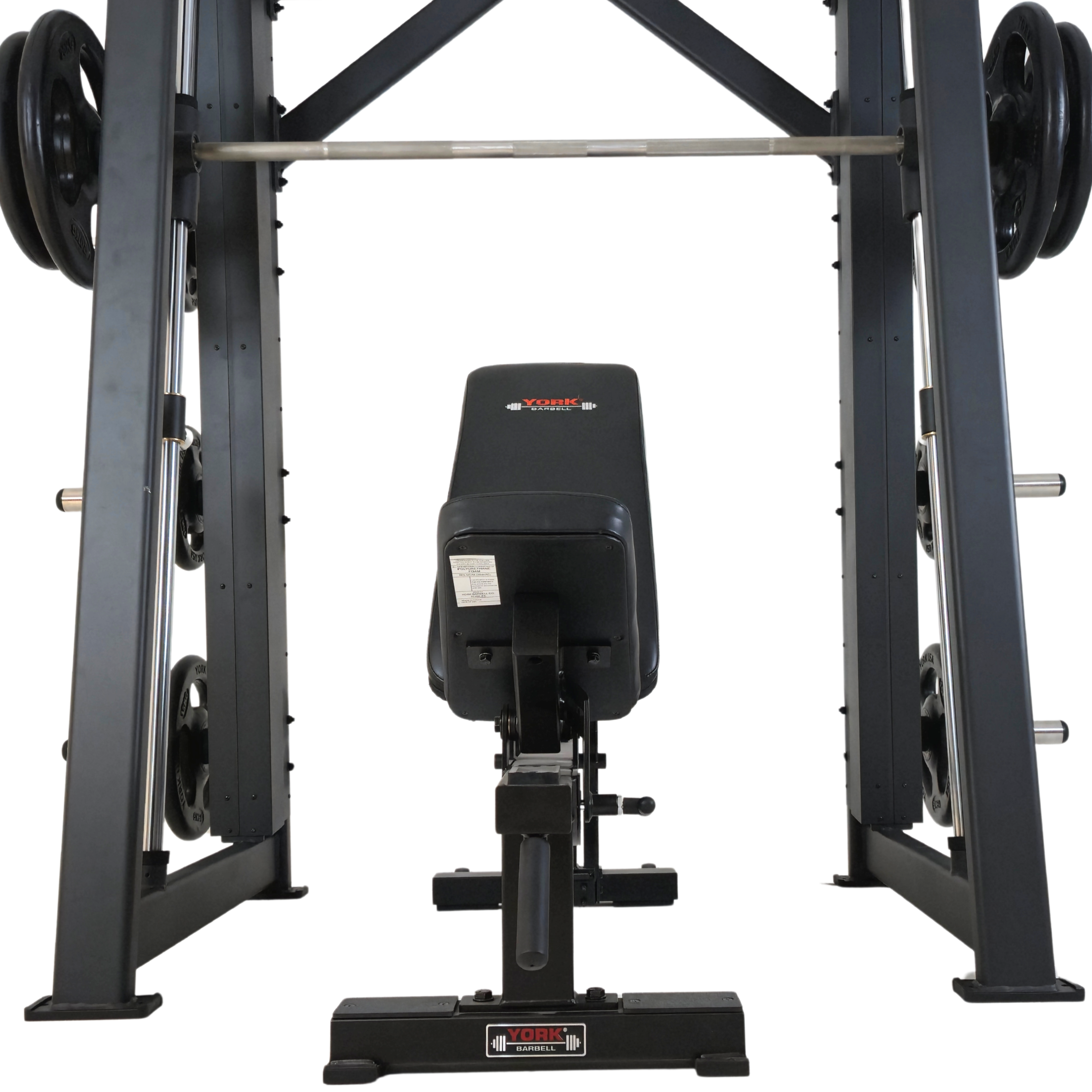 York Barbell C32SM Counter Balance Smith Machine with Weight Plate Storage