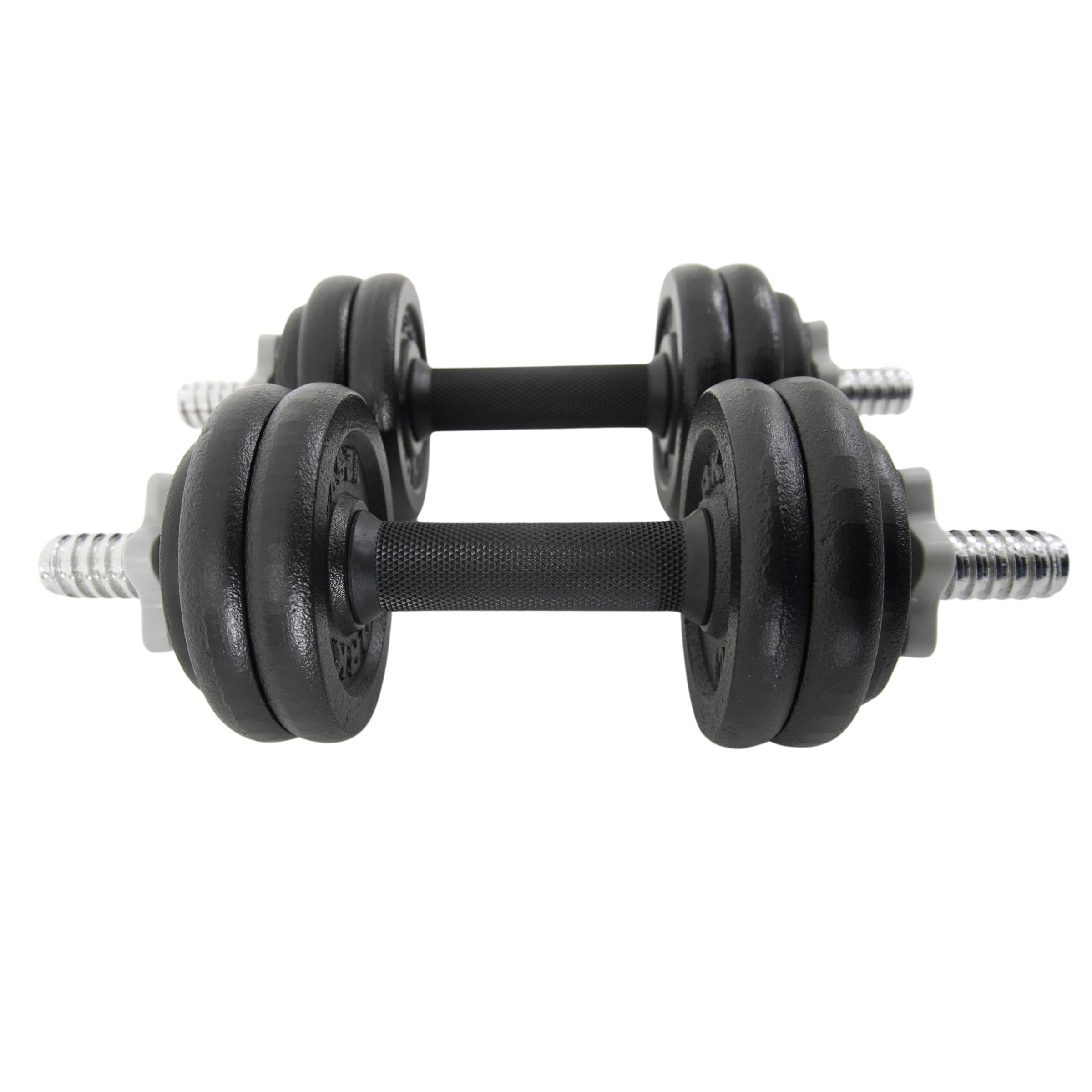 York Fitness 15 KG Black Cast Iron Dumbbell Set ( 2 X 7.5KG)