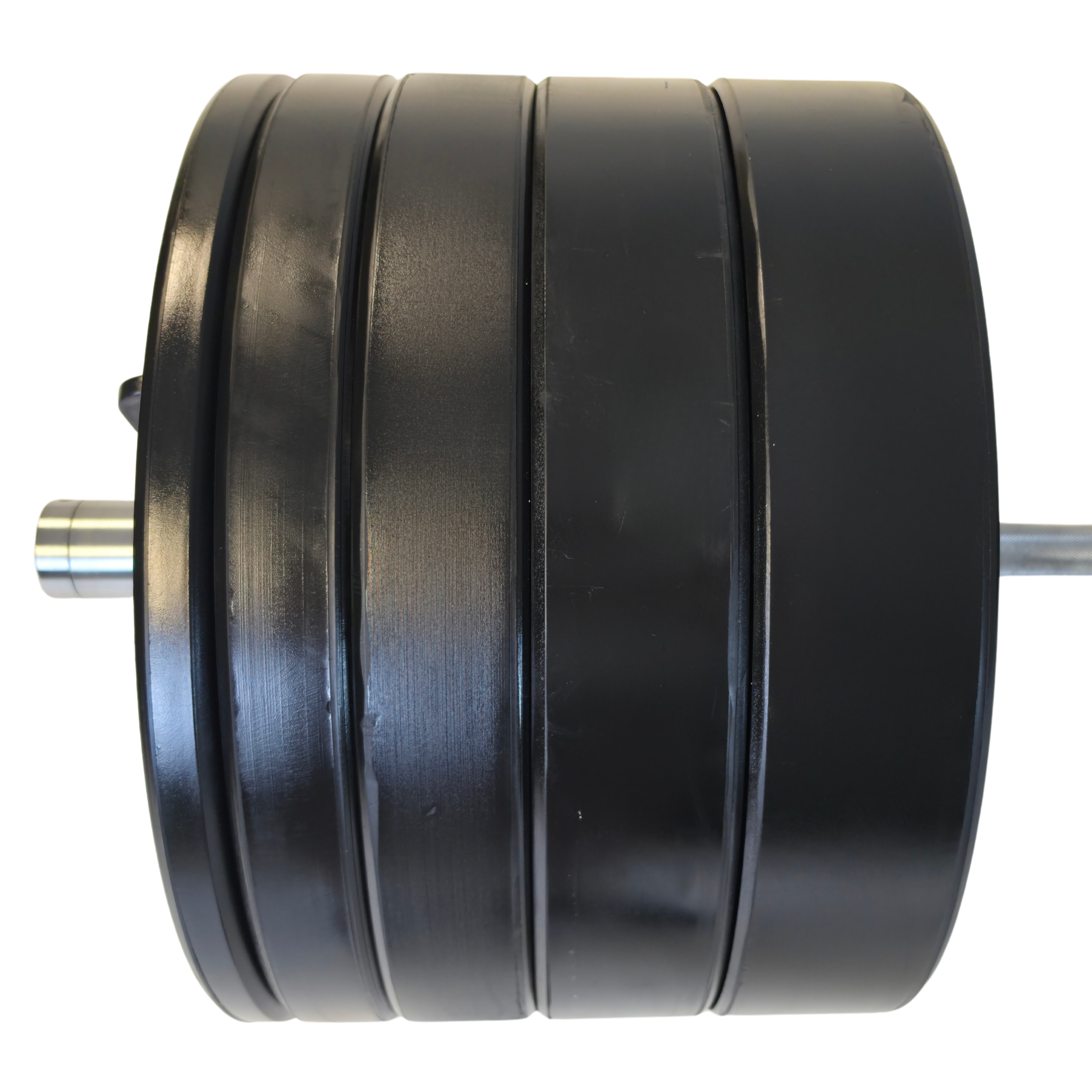 York Barbell Olympic Solid Rubber Bumper Plates - Singles