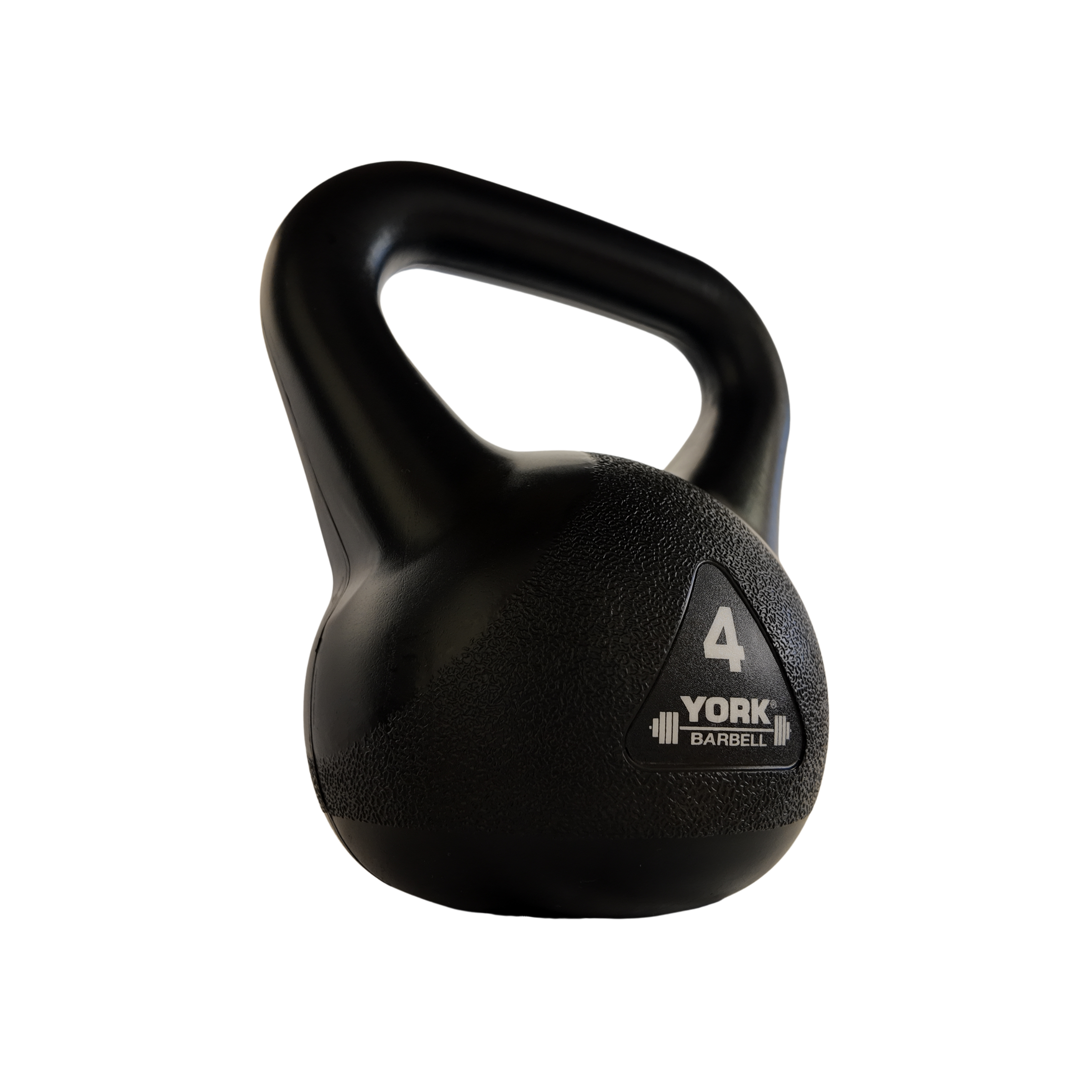 York Barbell Vinyl Black Kettlebells professional collection