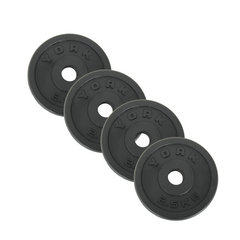 York Fitness Standard 1 inch Cast Iron Weight Plates