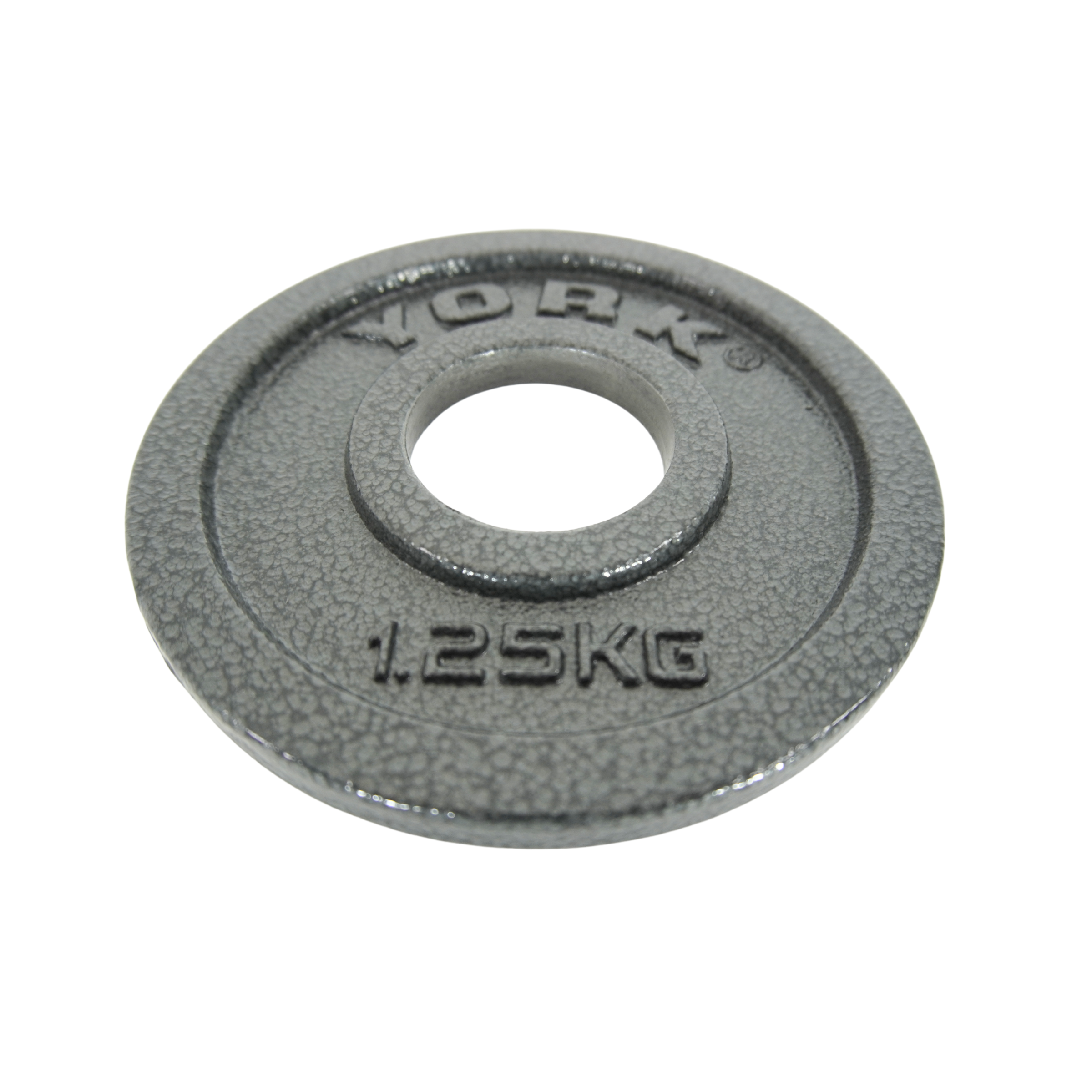 York Barbell Olympic 2" Hammertone Cast Iron Weight Plates