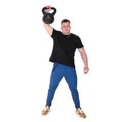 York Barbell Vinyl 30KG Kettlebell Bundle