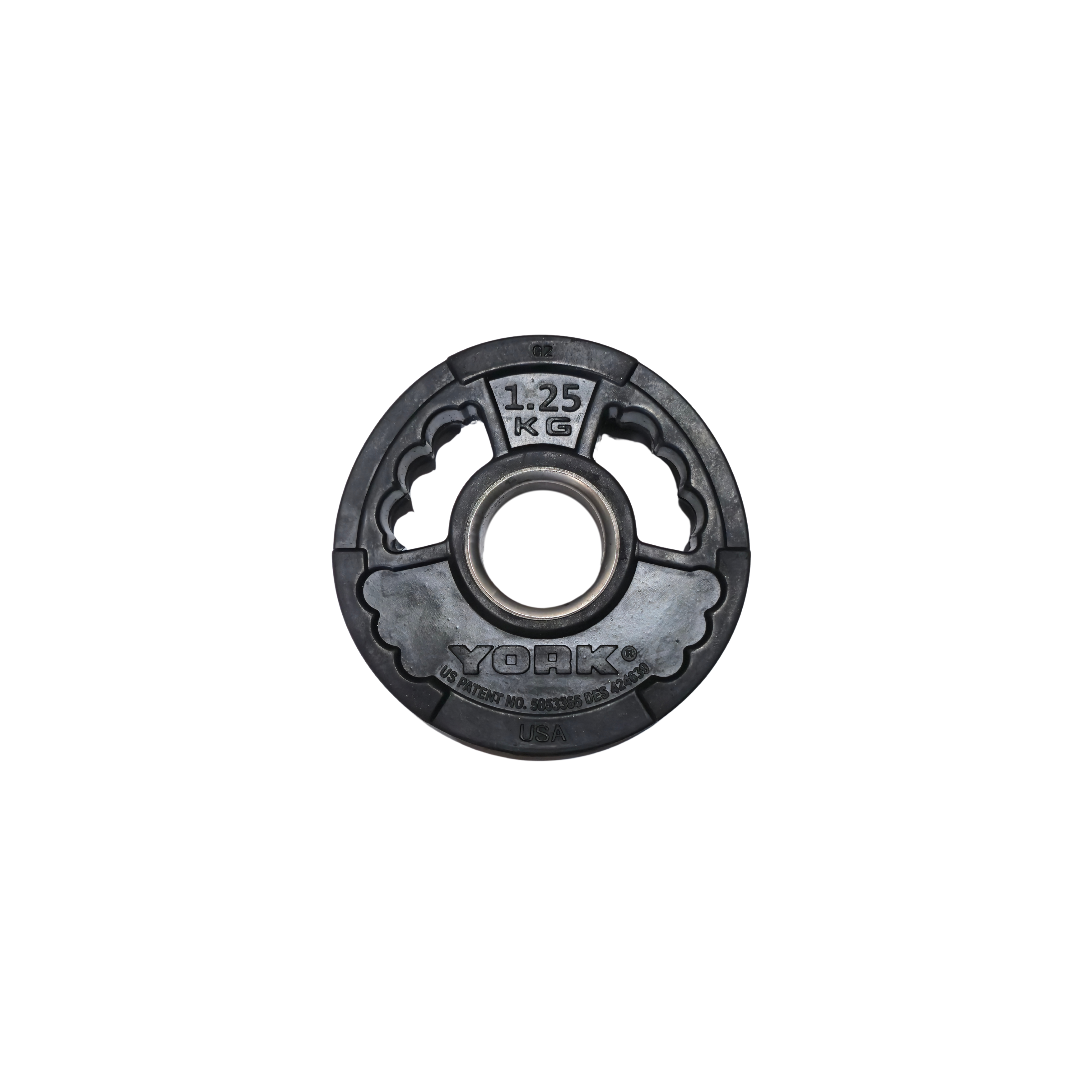 York Barbell G2 Rubber Olympic Weight Plates - Singles