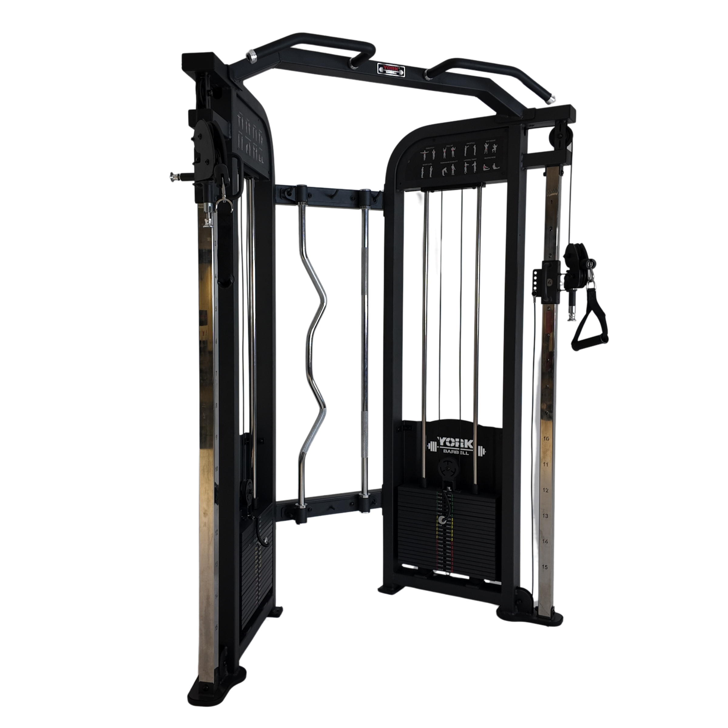 YORK BARBELL C32FT FUNCTIONAL TRAINER INC. 2 X 100KG