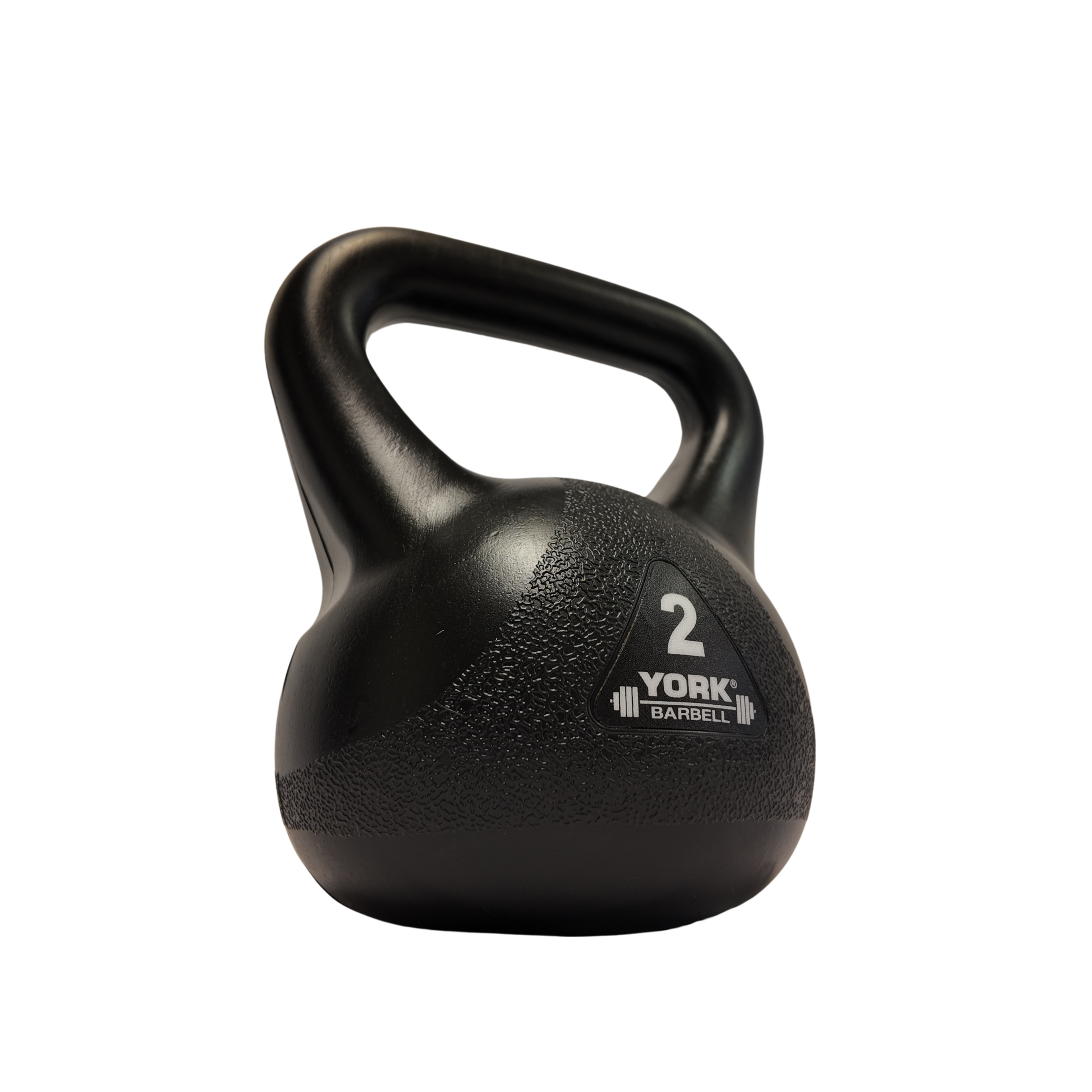 York Barbell complete weight range 2kg to 20kg black kettlebells