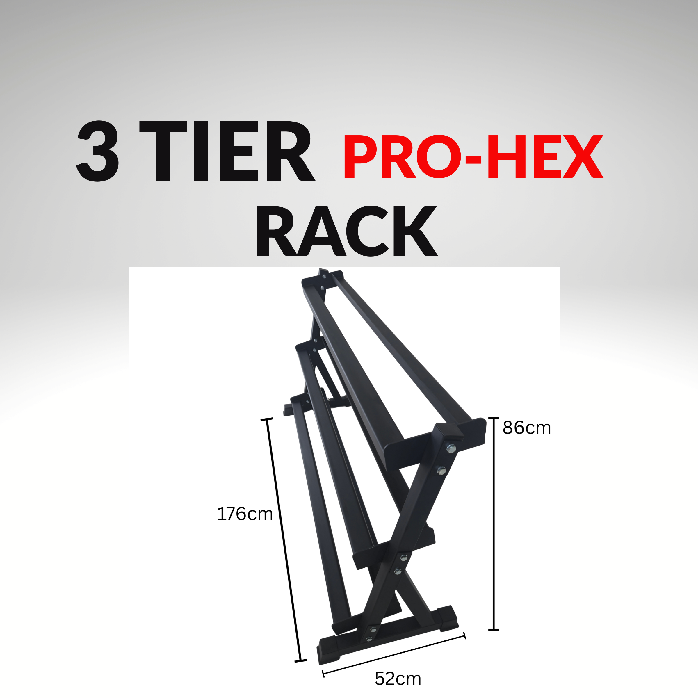 York Barbell 720KG PRO Hex Dumbbell & Rack Bundle Set