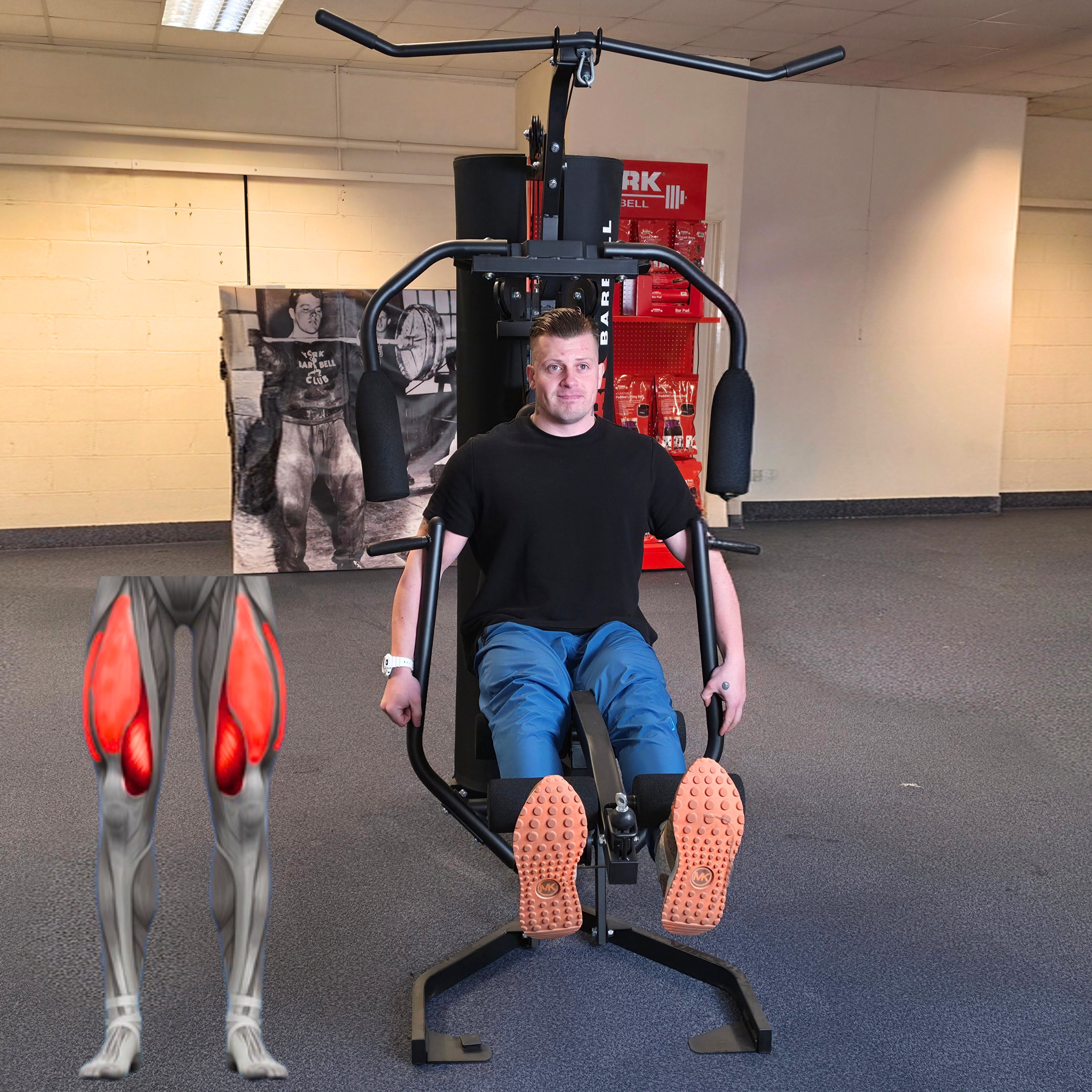 York Barbell Heavy-Duty HG7 Multigym 100KG Stack